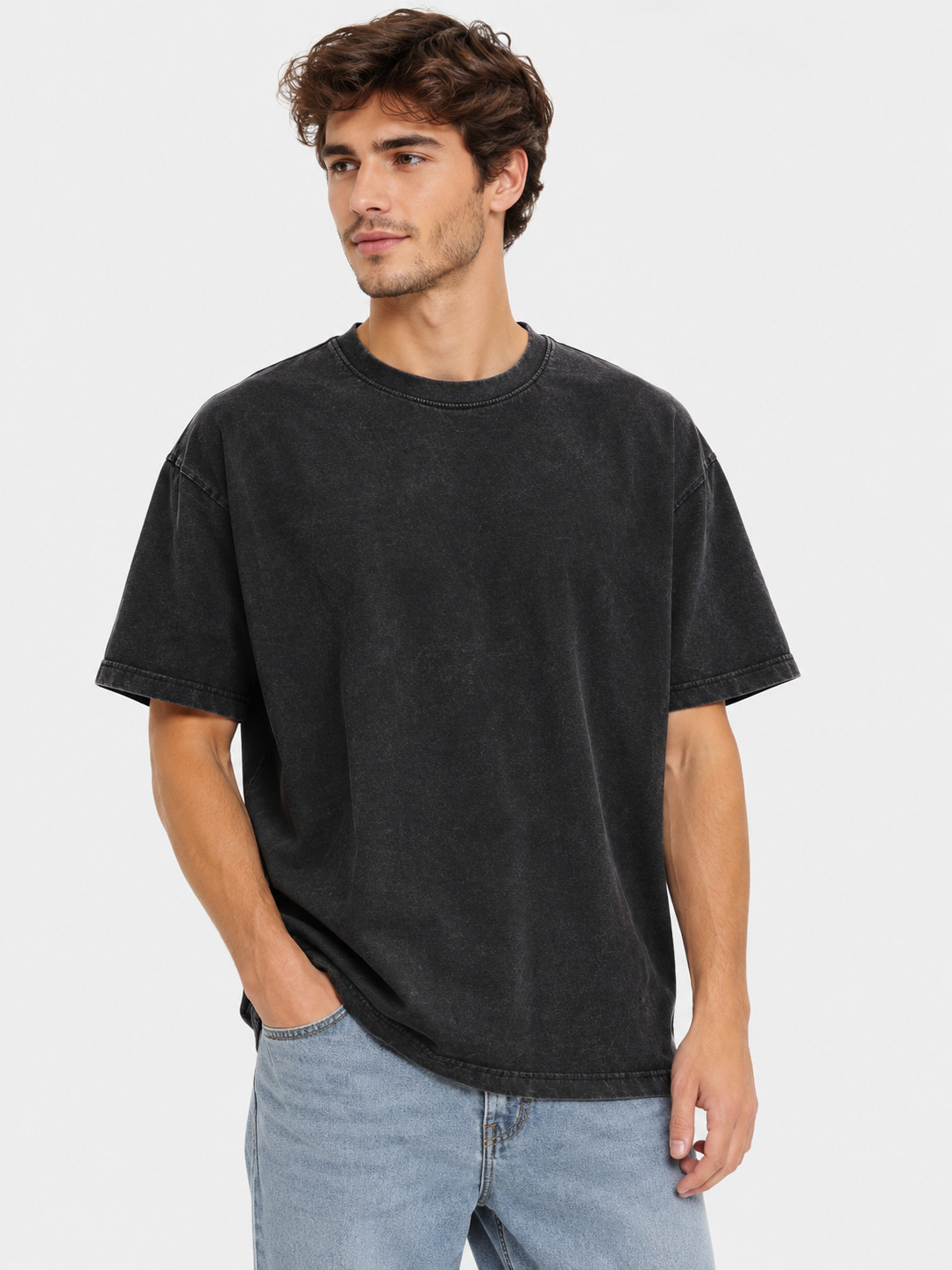 men's oversized vintage washed t-shirt 100% cotton acid wash short sleeve tee men's oversized vintage washed t-shirt 100% cotton acid wash short sleeve tee