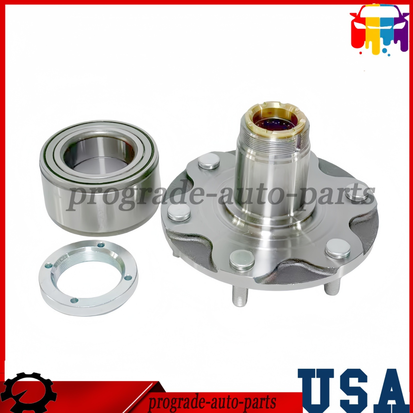 Fits 1995-2006 Toyota Tacoma 4WD 43502-35160 One Side Front Wheel Hub & Bearing