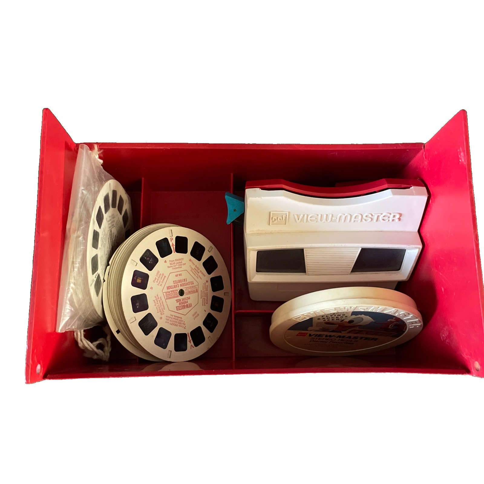Vintage 3D View-Master Viewer Collector\'s Case W/ 36 Reels Vintage 3D View-Master Viewer Collector\'s Case W/ 36 Reels