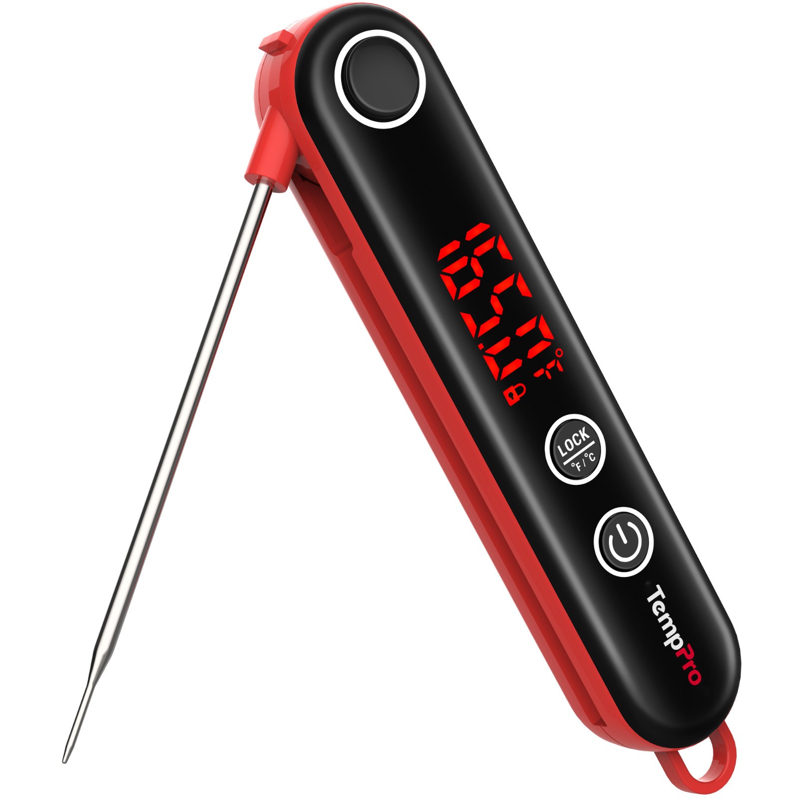 TempPro TP18SW Instant Read Thermometer 0.5s Thermocouple Waterproof Backlit BBQ TempPro TP18SW Instant Read Thermometer 0.5s Thermocouple Waterproof Backlit BBQ