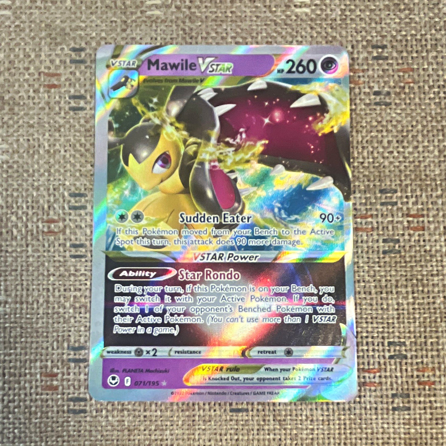 Mawile VSTAR Silver Tempest 071/195 2022 English Holo
