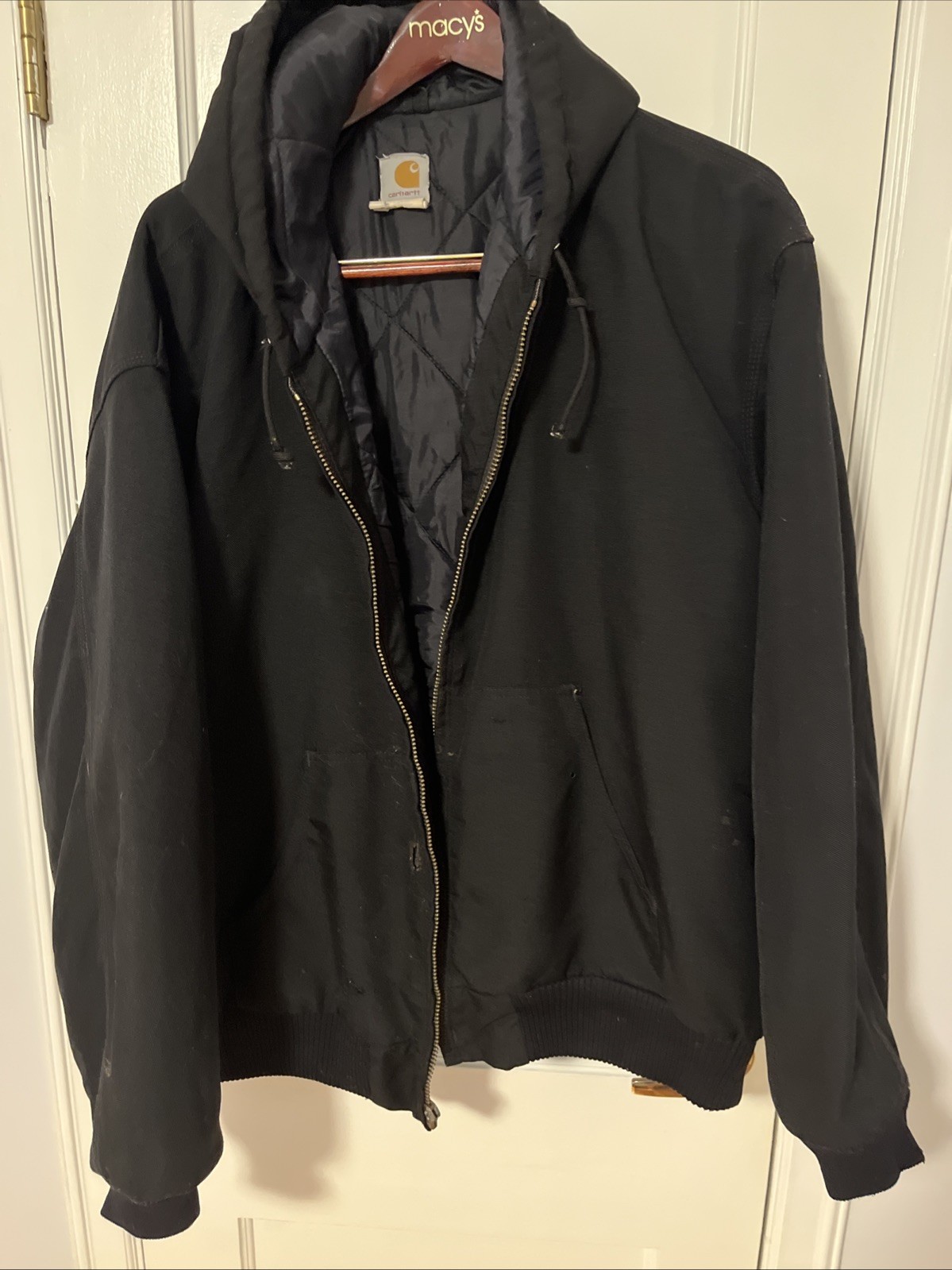 Carhartt Jacket Men 2XL Black Insulated Yukon Extremes Outdoor J133 BLK