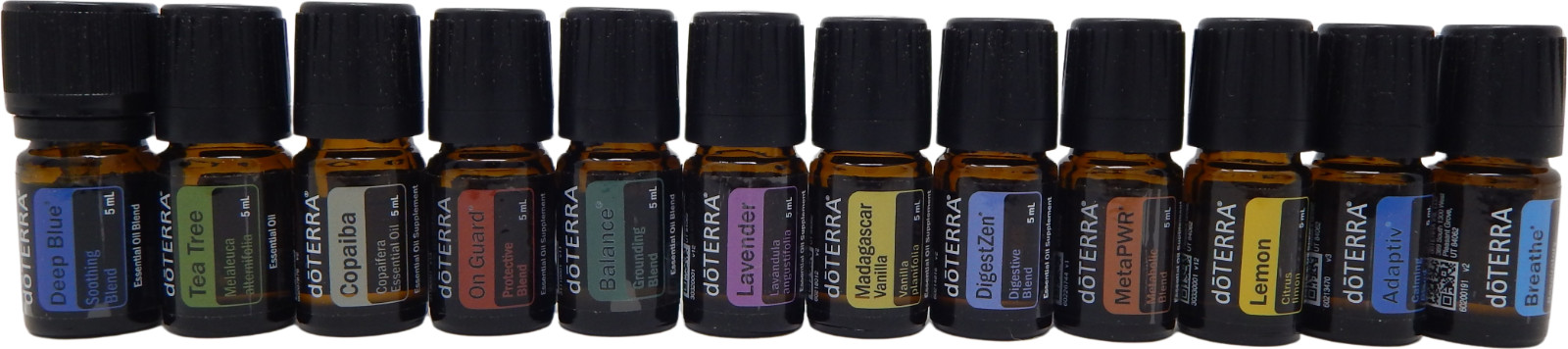 doTERRA Essential Oils Collection/Bundle/Set/Lot - 12 Bottle Lot (5 ml ea)