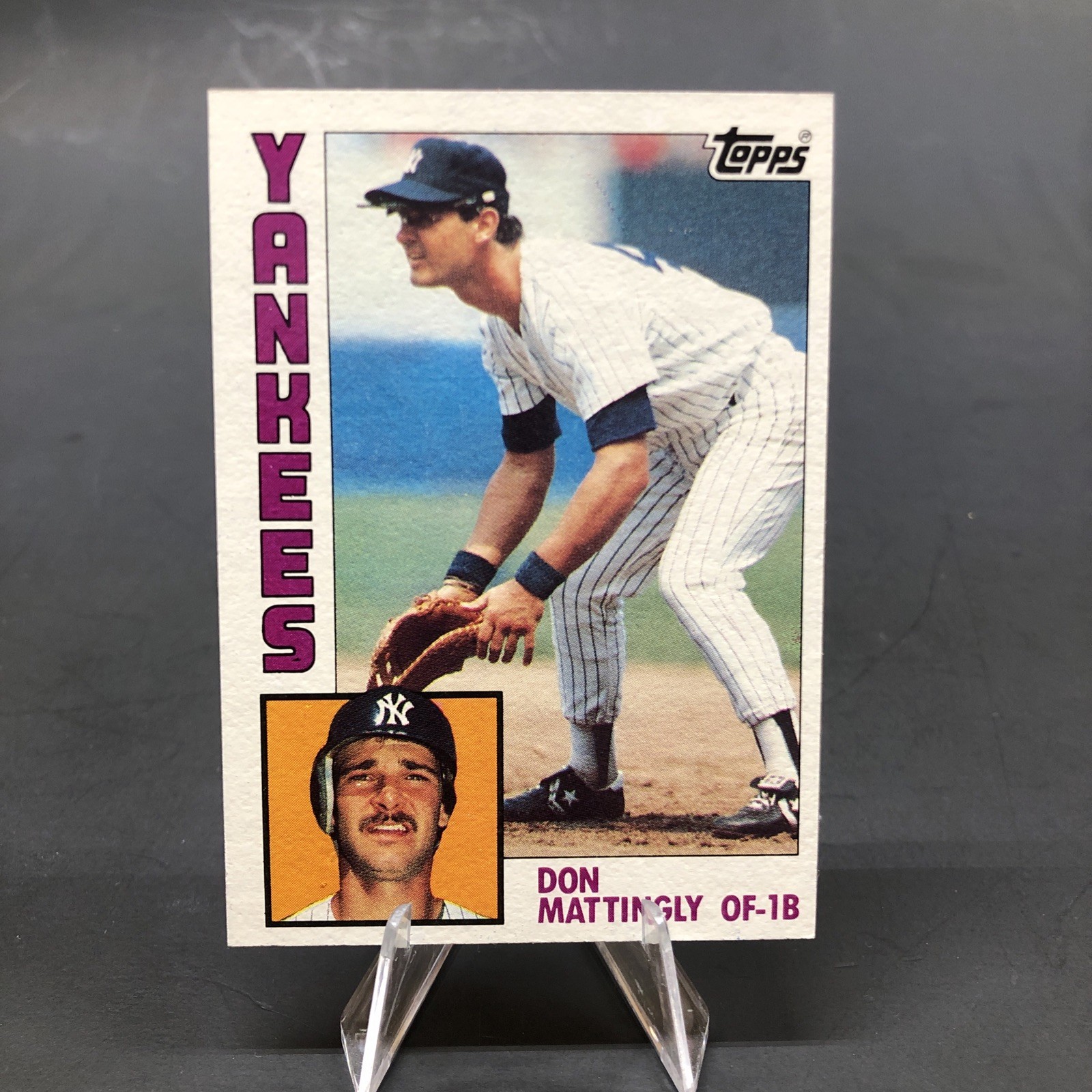 1984 Topps #8 Don Mattingly : Rookie, New York Yankees