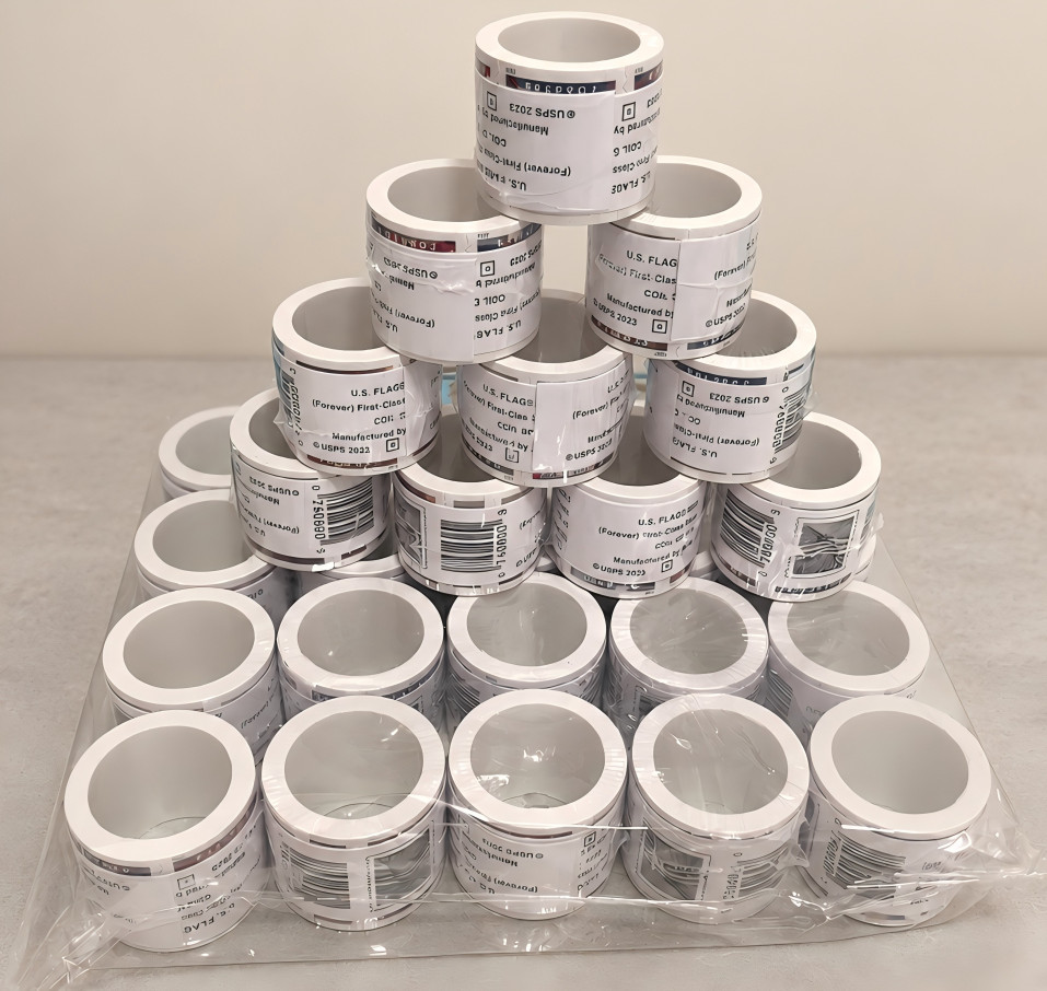 10 Rolls of 100 2024 U.S. Flag First Class US Postage Stamps-total 1000pcs 10 Rolls of 100 2024 U.S. Flag First Class US Postage Stamps-total 1000pcs