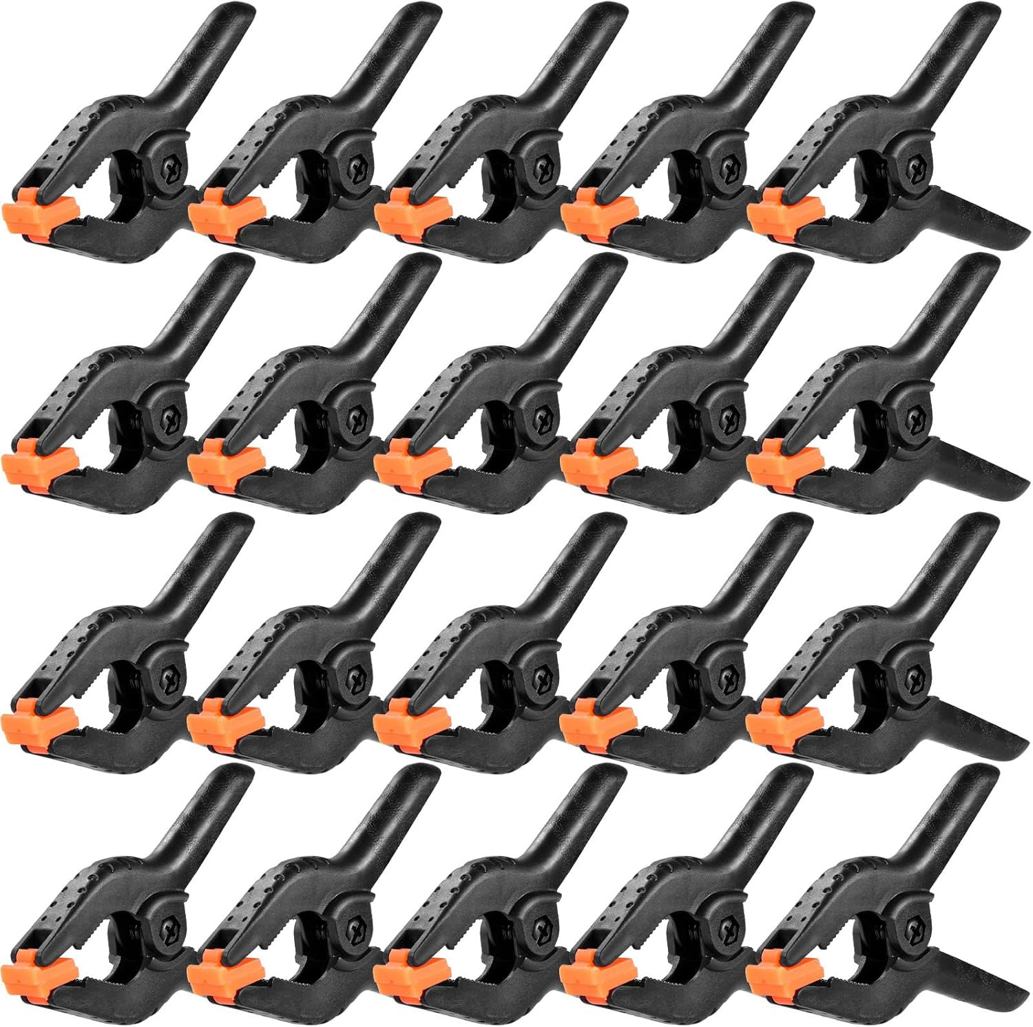 Spring Clamp 20 Packs Plastic Spring Clamps Heavy Duty for Crafts 3.5 Inch...