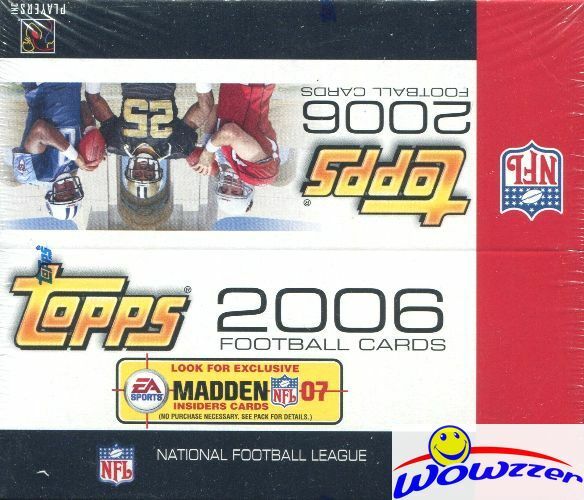2006 Topps Football MASSIVE 24 Pack Factory Sealed Retail Box-288 Cards