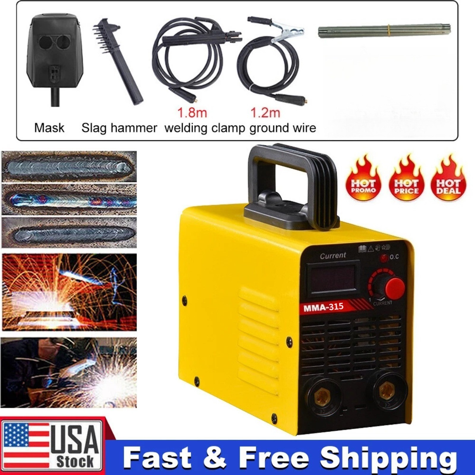 110V 300AMP Mini IGBT ARC Welding Machine Inverter DC MMA Electric Welder Stick 110V 300AMP Mini IGBT ARC Welding Machine Inverter DC MMA Electric Welder Stick