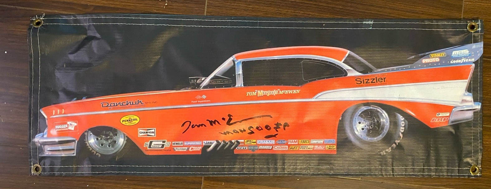 NHRA Funny car, Tom McEwen,The Mongoose Autographed,  Top Fuel Funny Car.    OBO