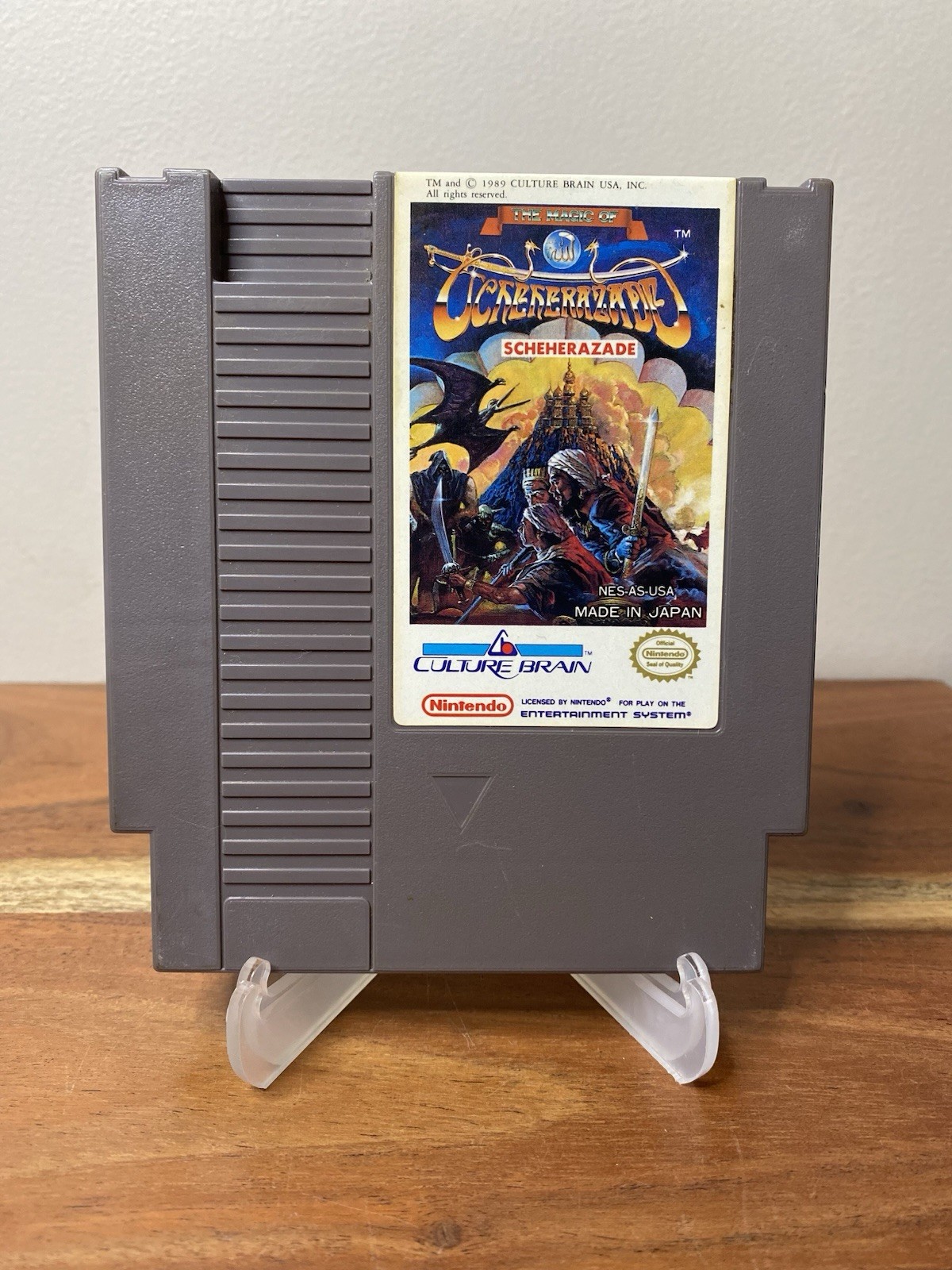 The Magic of Scheherazade - Authentic Nes Cartridge - Tested