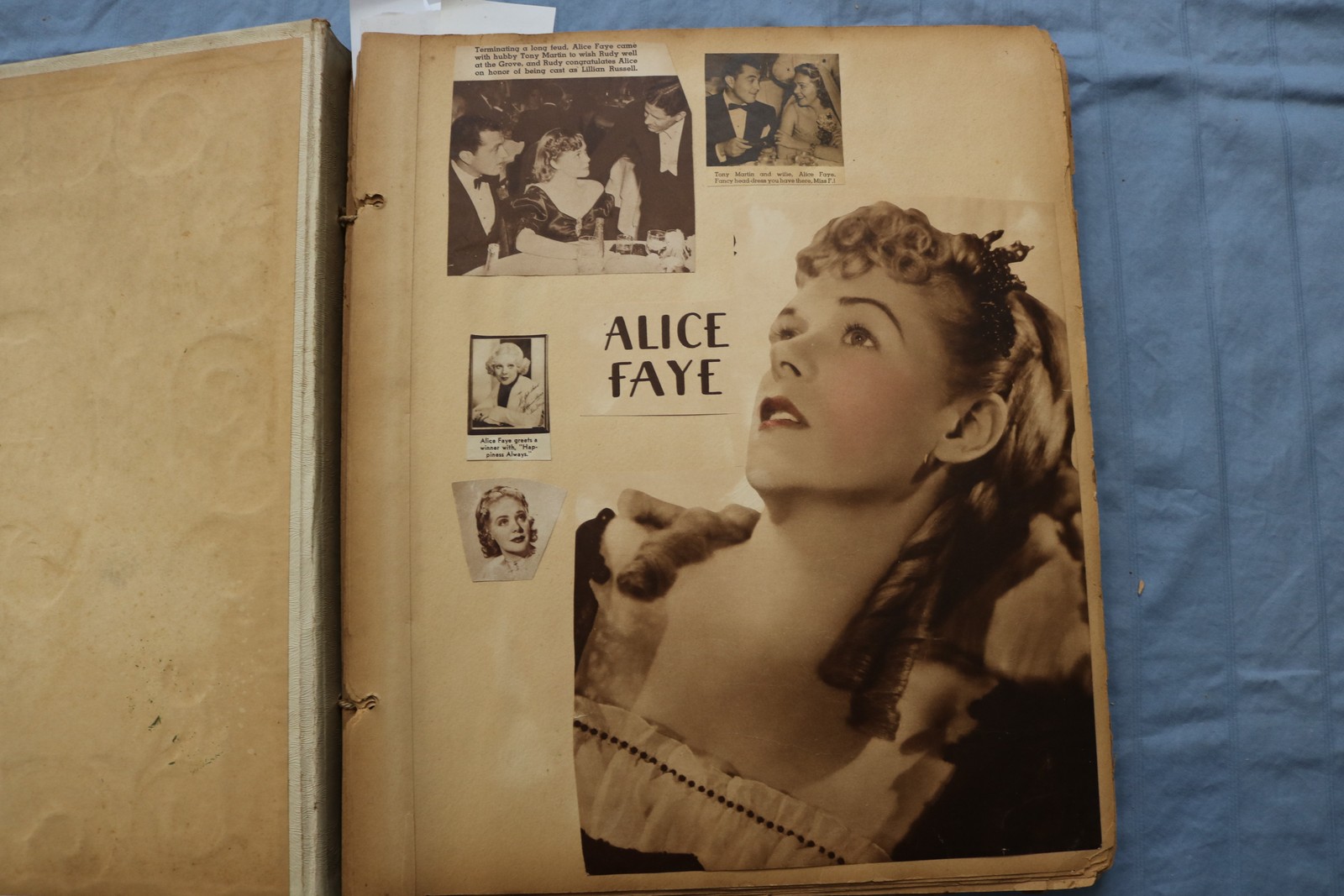 ALICE FAYE SCRAPBOOK - E 26468