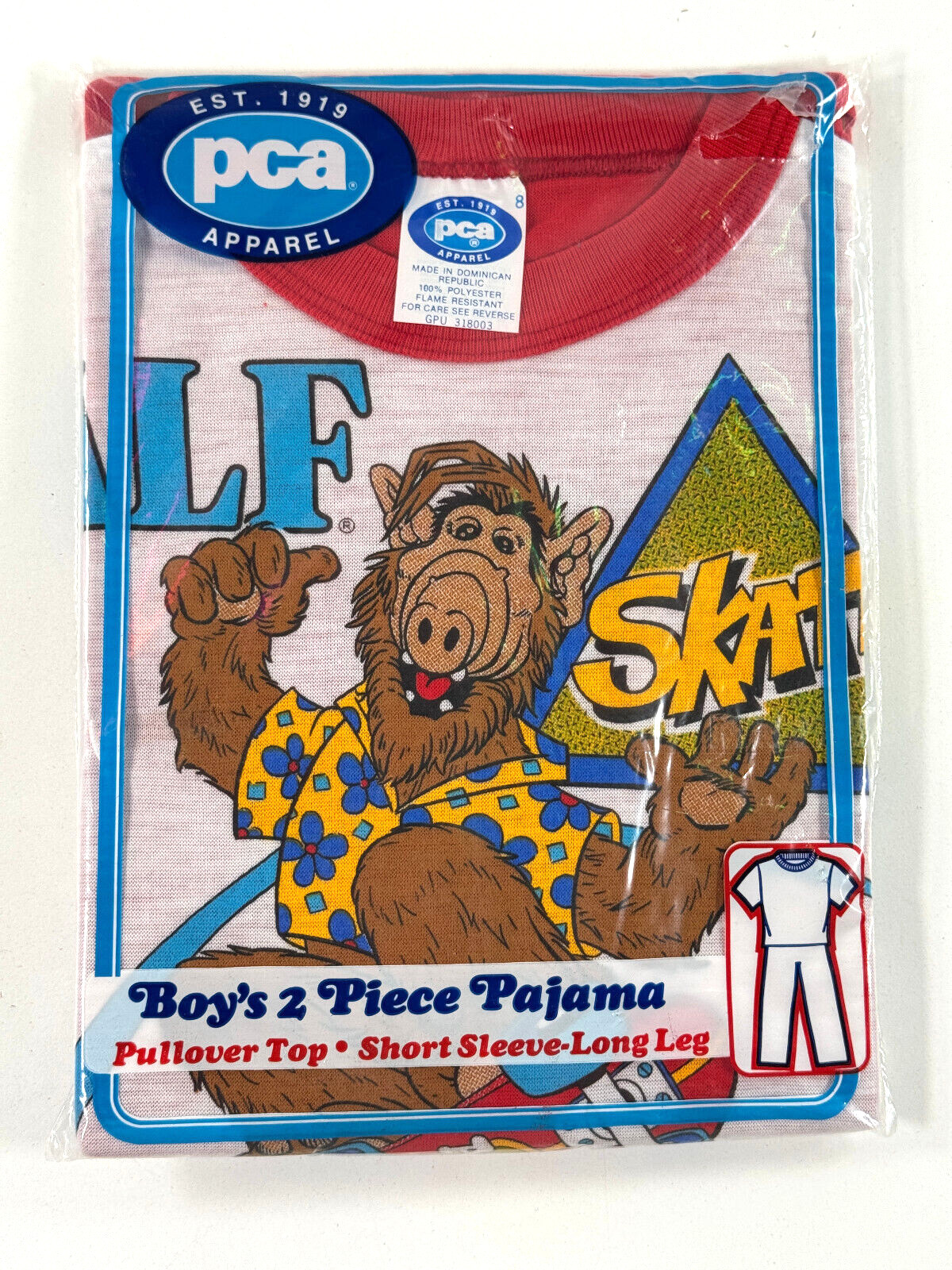 vtg 1980s ALF Pajama Set NOS sealed Skate PCA 2 Piece Blue Red toy shirt pants vtg 1980s ALF Pajama Set NOS sealed Skate PCA 2 Piece Blue Red toy shirt pants