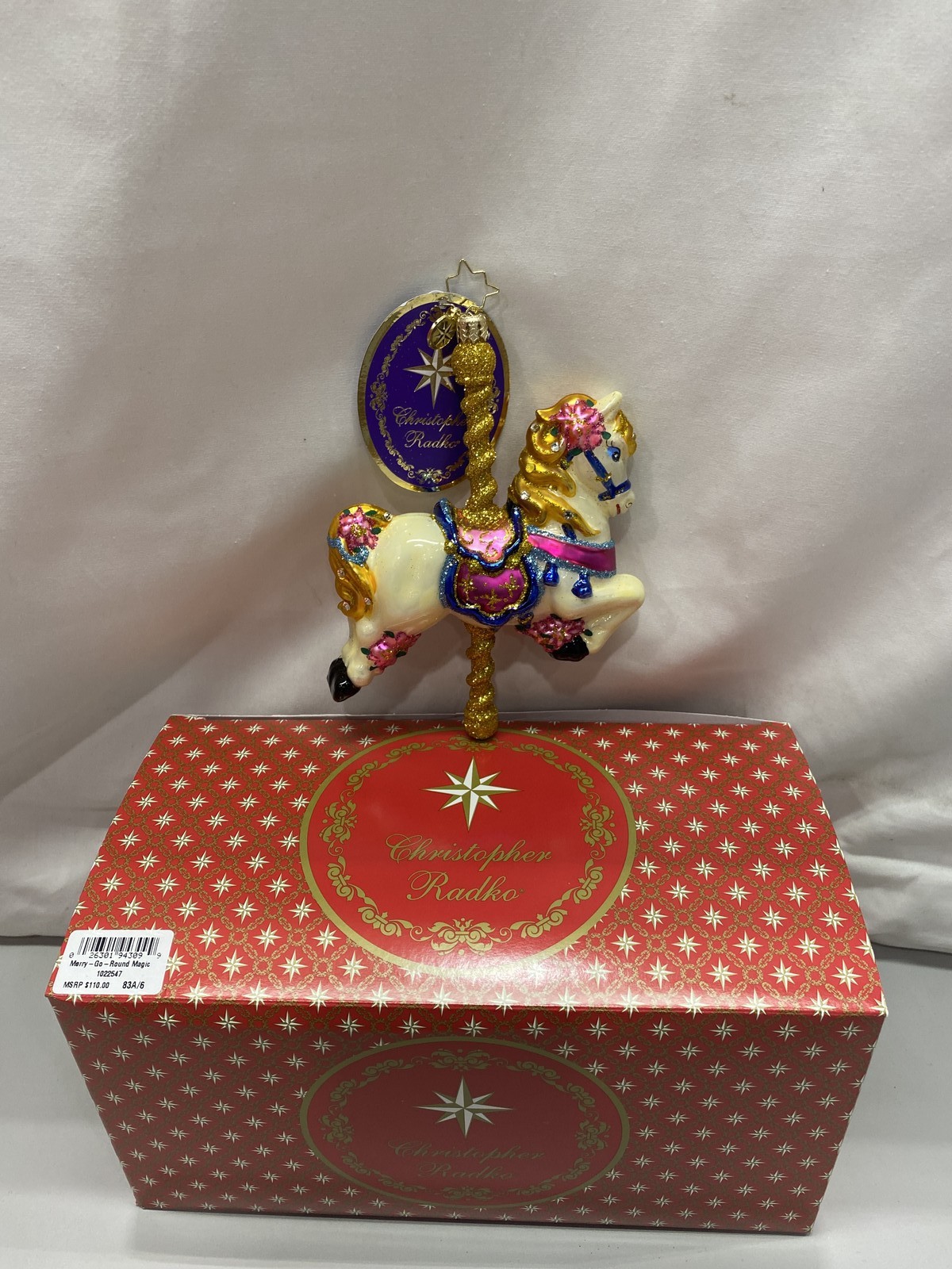 Christopher Radko Merry-Go-Round Magic Ornament 1022547