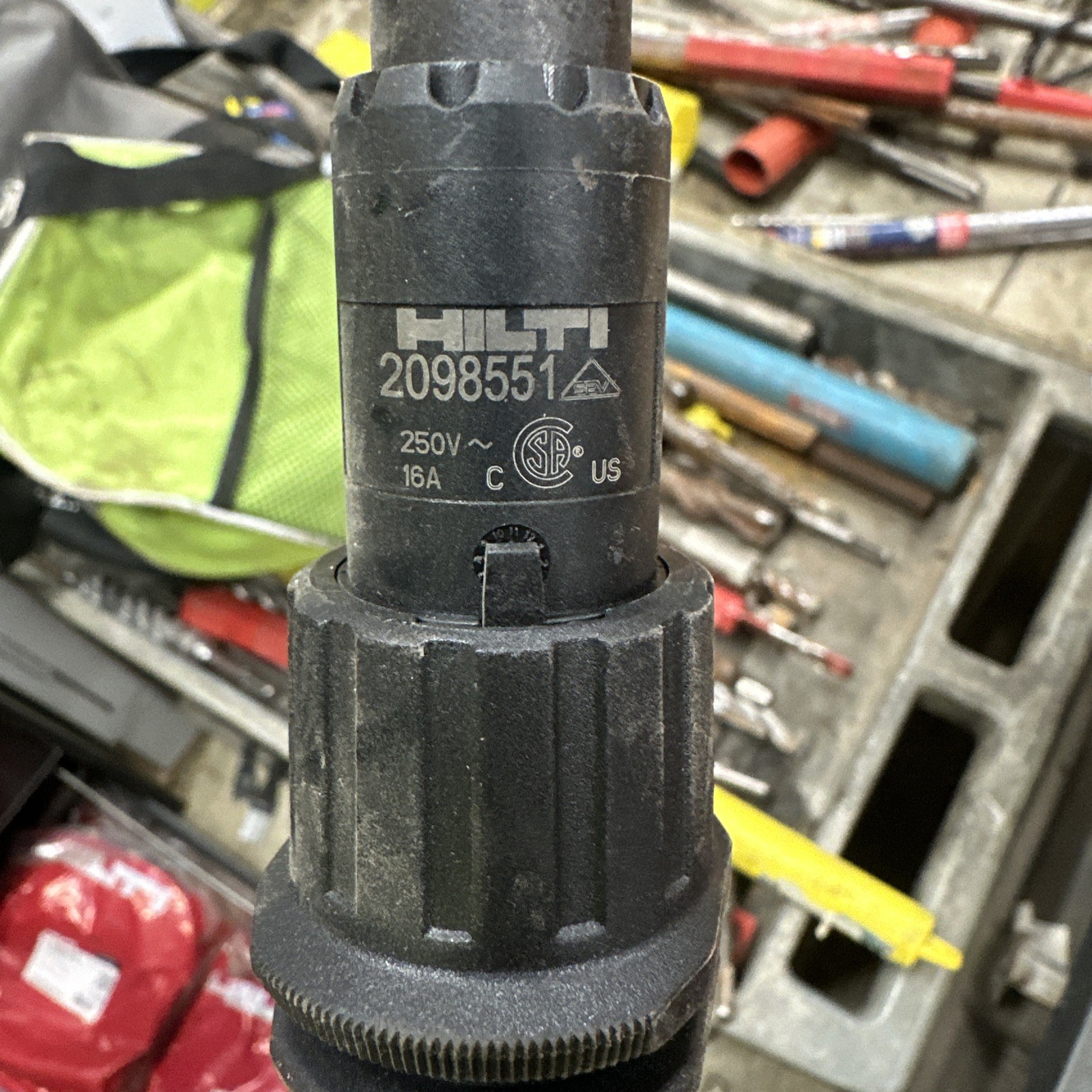 Hilti 2098551 Te 1000 AVR Detachable Supply Cord 120V 5M with Round Connection