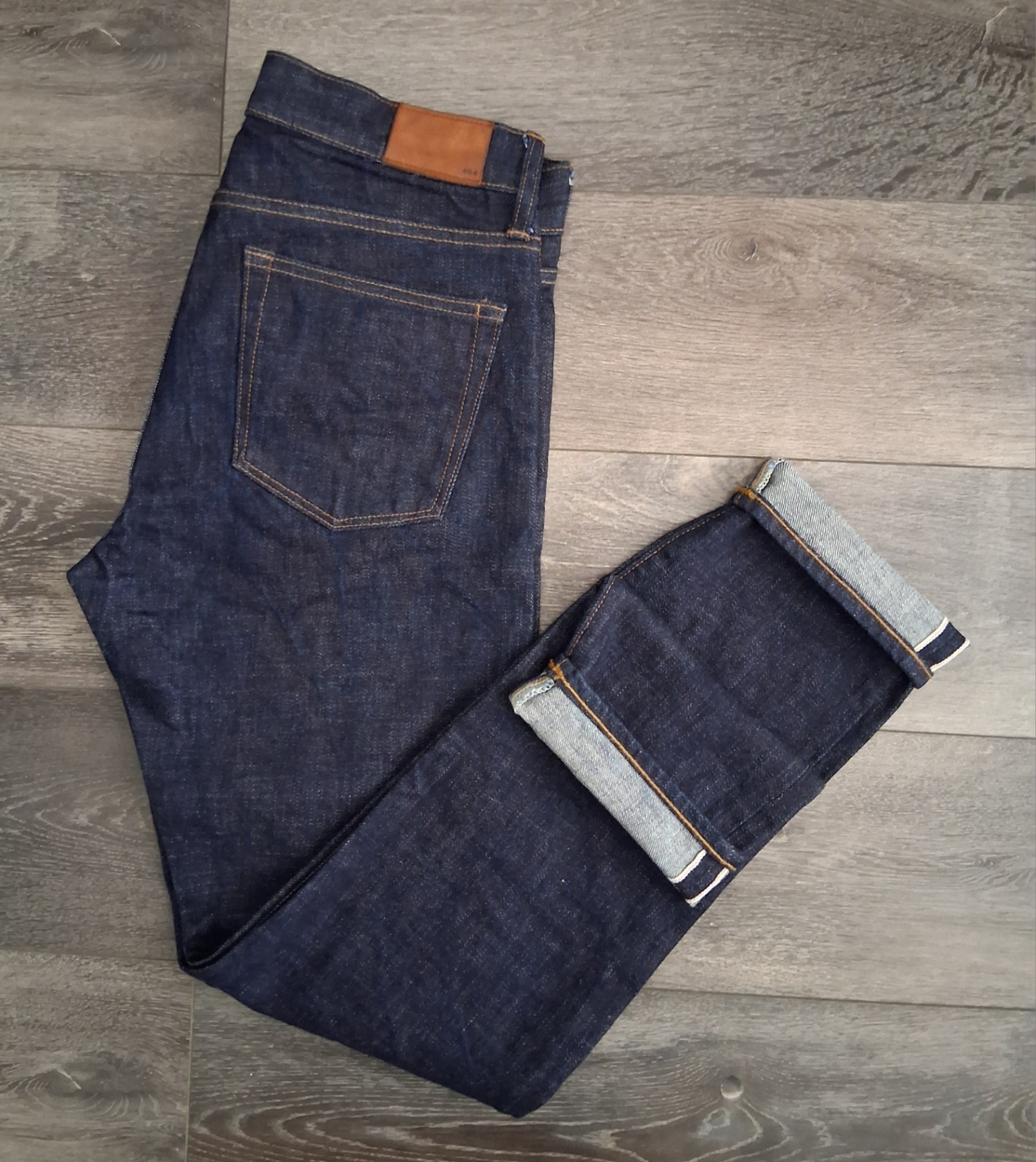 J Crew 484 Stretch Indigo Selvedge Denim Jeans Button Fly Size 31x31 NWOT J Crew 484 Stretch Indigo Selvedge Denim Jeans Button Fly Size 31x31 NWOT