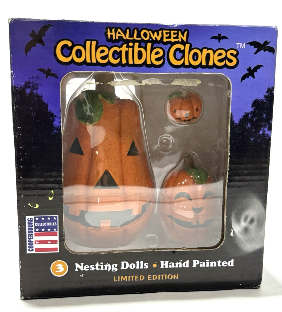 Coopersburg Collectible Halloween Clone Pumpkin Nesting Dolls Limited Edition Coopersburg Collectible Halloween Clone Pumpkin Nesting Dolls Limited Edition
