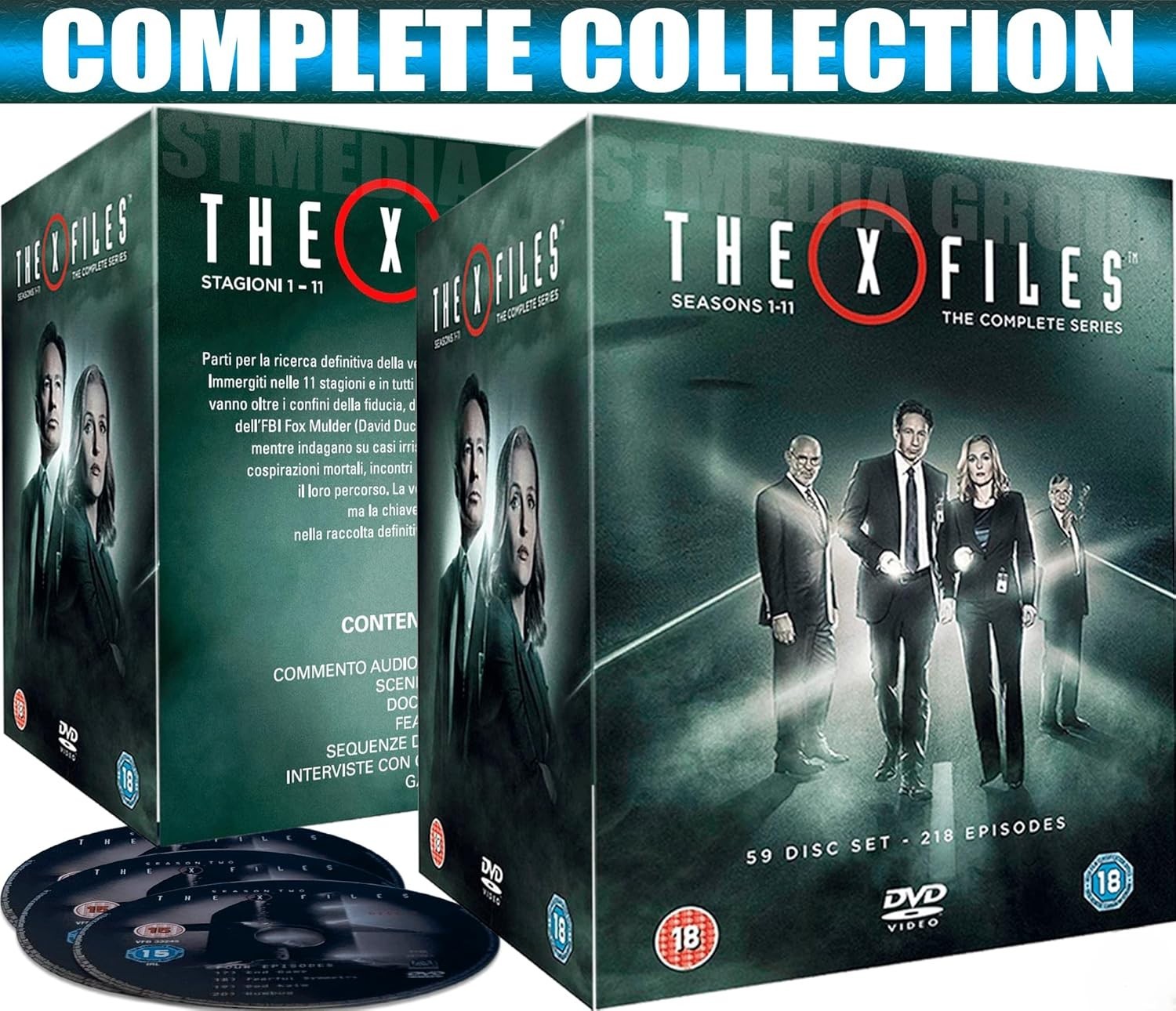 The X-Files: The Complete Series [11 Seasons] DVD [Region B] (59-Disc Box set)