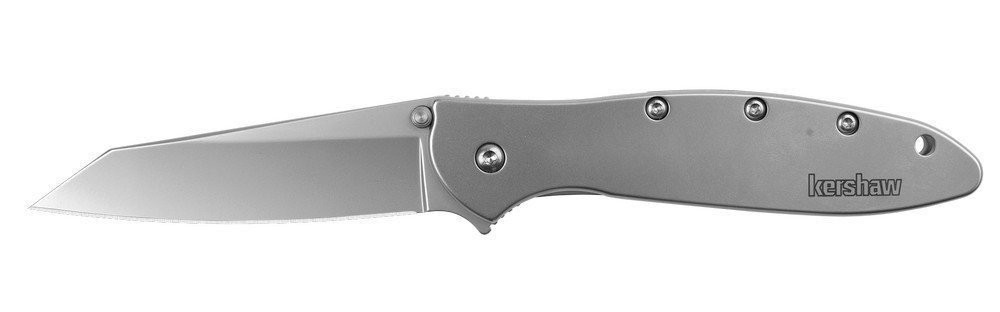 Kershaw Random Leek Pocket Knife Sandvik Steel Blade Stainless Handle - 1660R