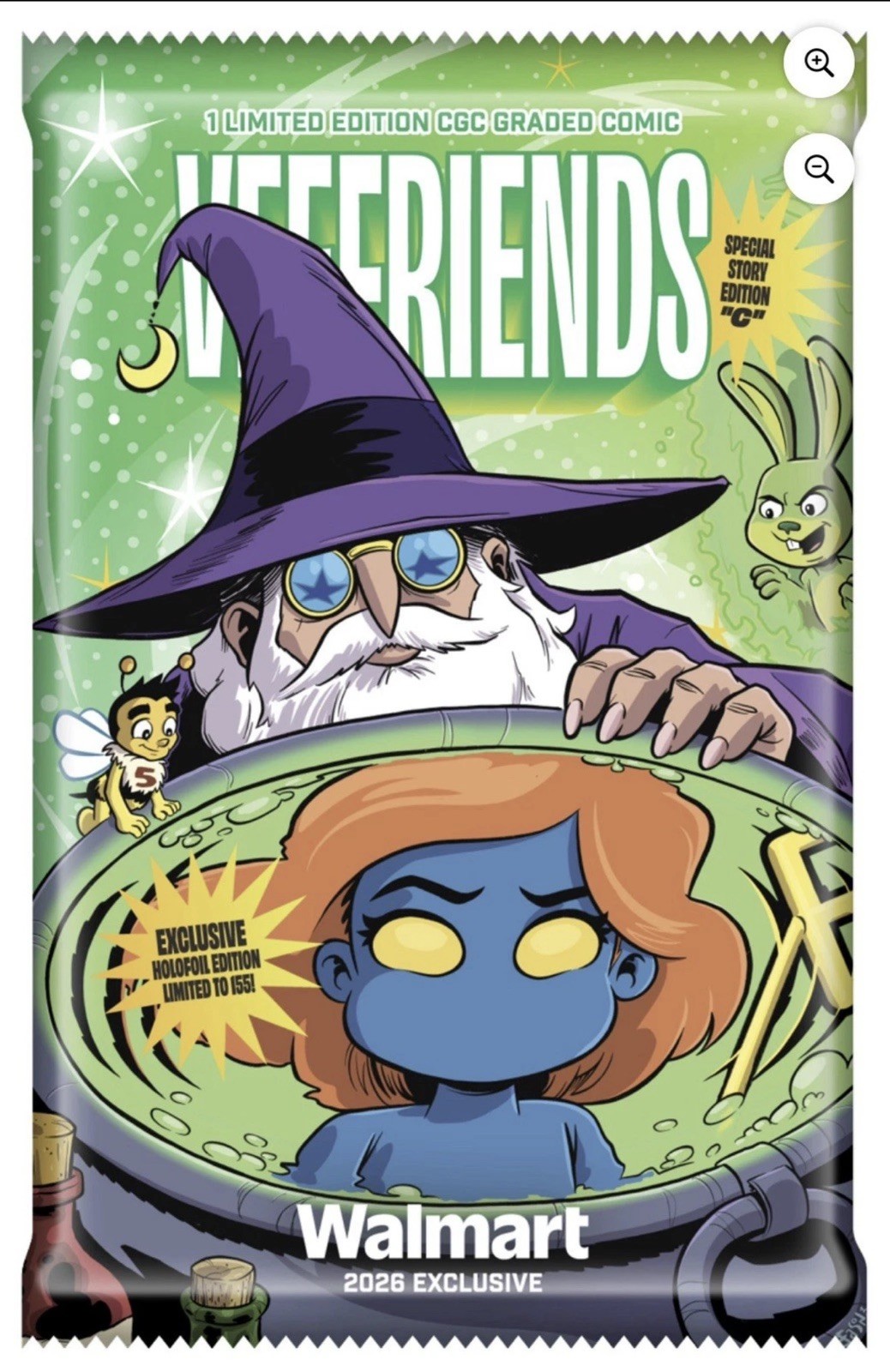 Veefriends Foil Comic Book Special Edition C Cgc Graded Walmart Exclusive Veefriends Foil Comic Book Special Edition C Cgc Graded Walmart Exclusive