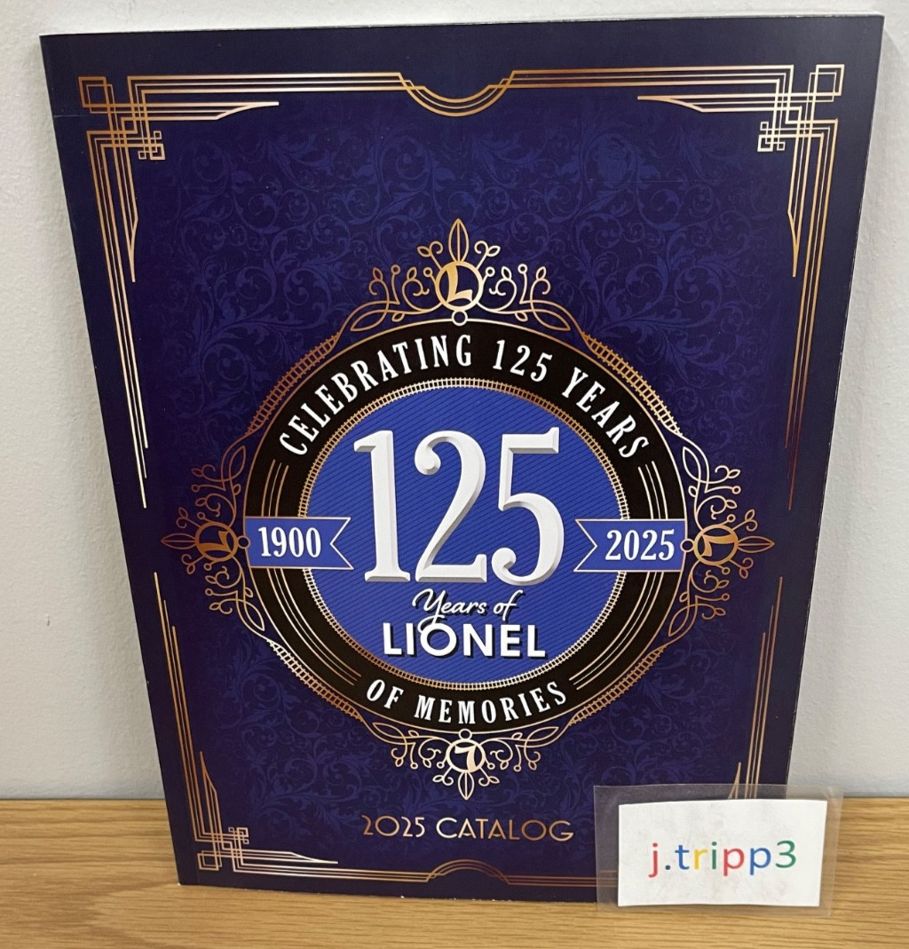 Lionel Trains 2025 Catalog Big Book O Gauge 252 Pages 125 Years of Lionel New