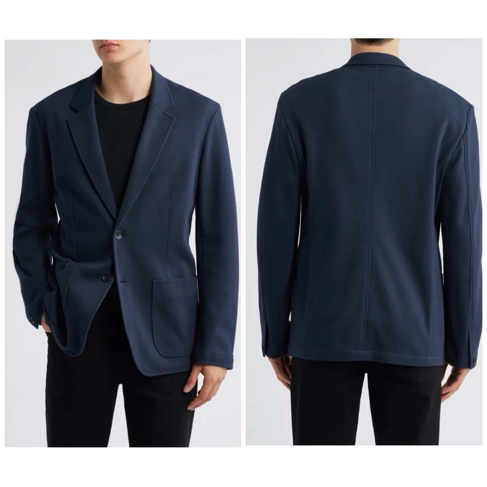 NWT Rag & Bone $498 Butler Patch Pocket Blazer In Navy Size: Medium
