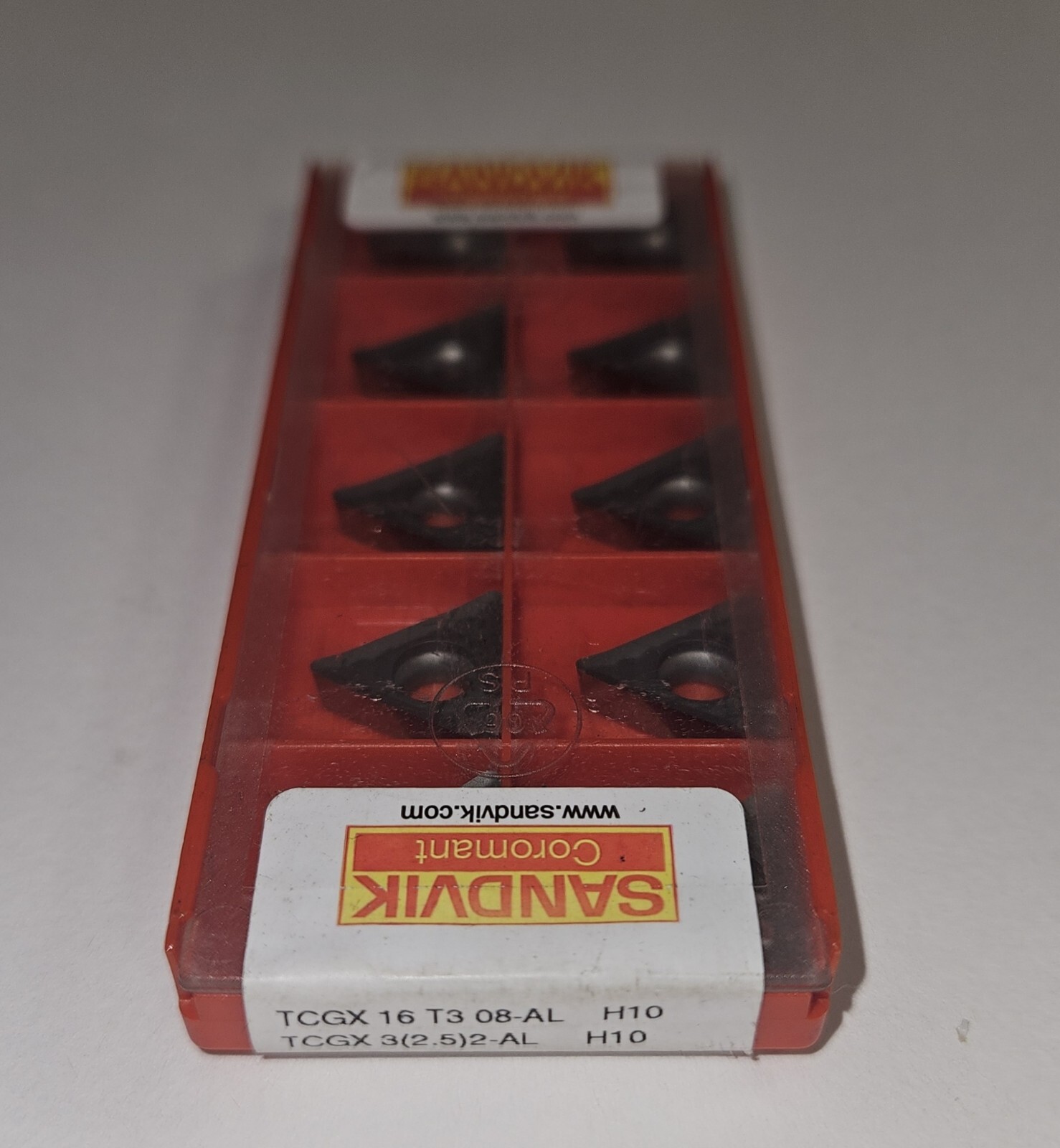 SANDVIK TCGX3(2.5)2-AL H10 TCGT16T308 10pcs