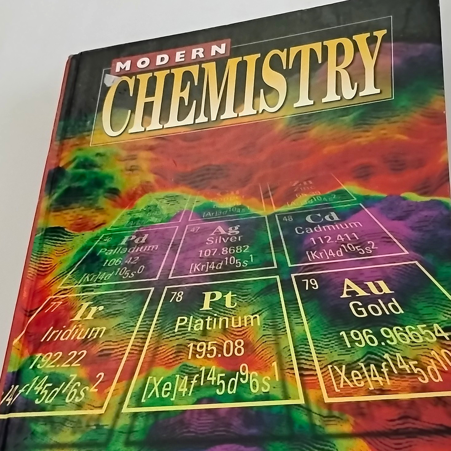 Holt Rinehart Winston Modern Chemistry 1st Ed McMillan Hardcover Holt Rinehart Winston Modern Chemistry 1st Ed McMillan Hardcover