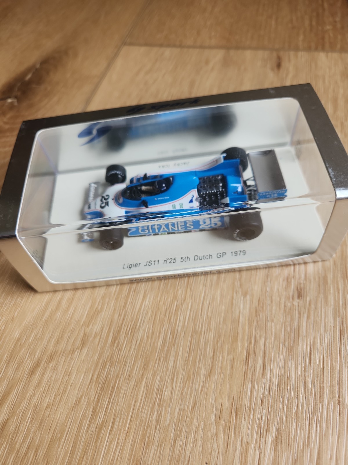 Spark 1:43 S3972 Jacky Ickx Ligier JS11 5th Dutch GP 1979 Spark 1:43 S3972 Jacky Ickx Ligier JS11 5th Dutch GP 1979