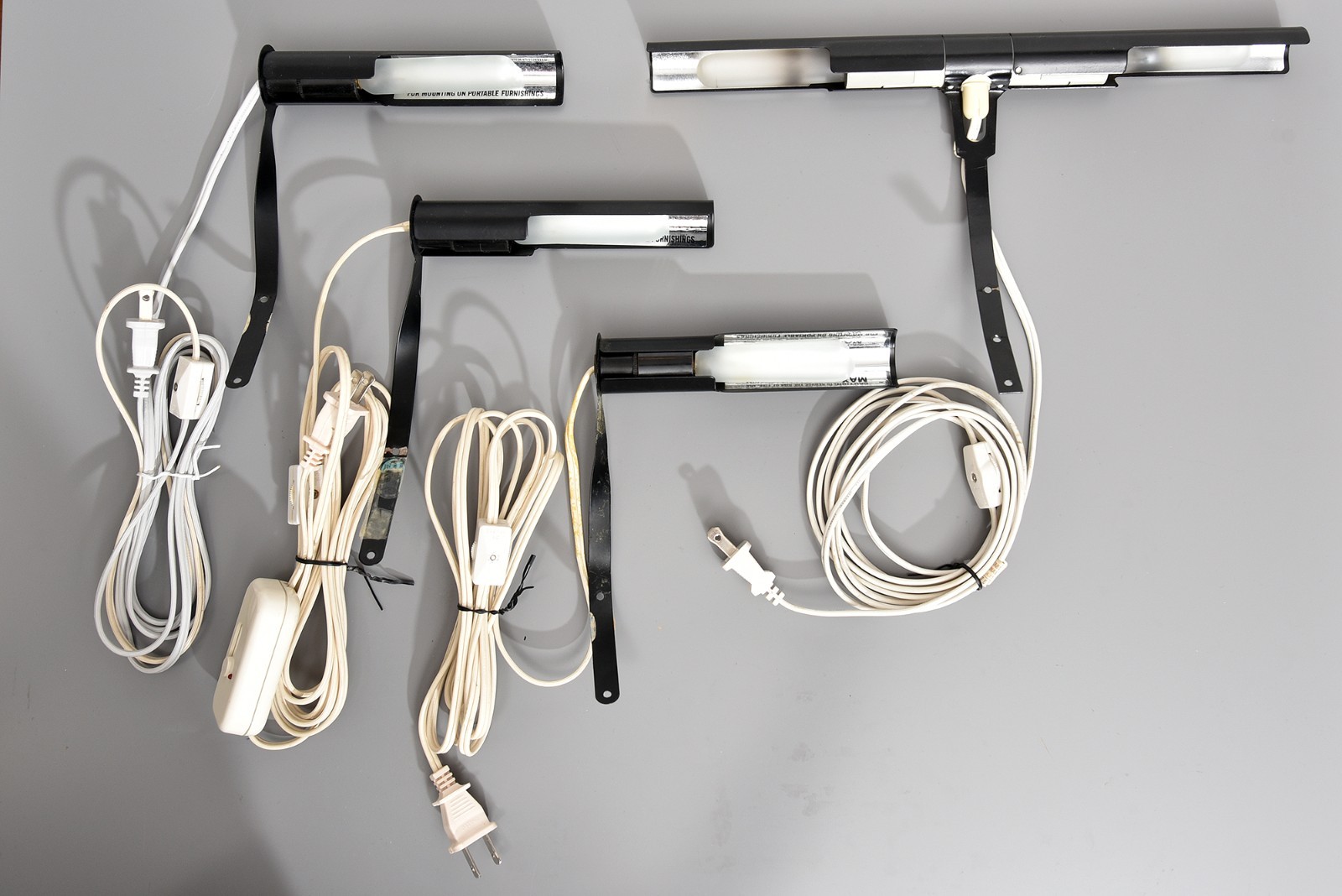 IKEA TID Art Lights for Wall Art – Lot of 4 – Black – Simple installation
