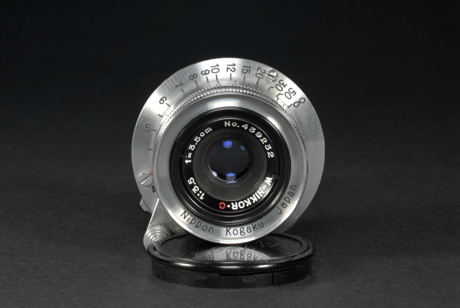 Vintage Nikon W-Nikkor C  1:3.5  f=3.5cm - L39 LTM mount - Virtually mint like