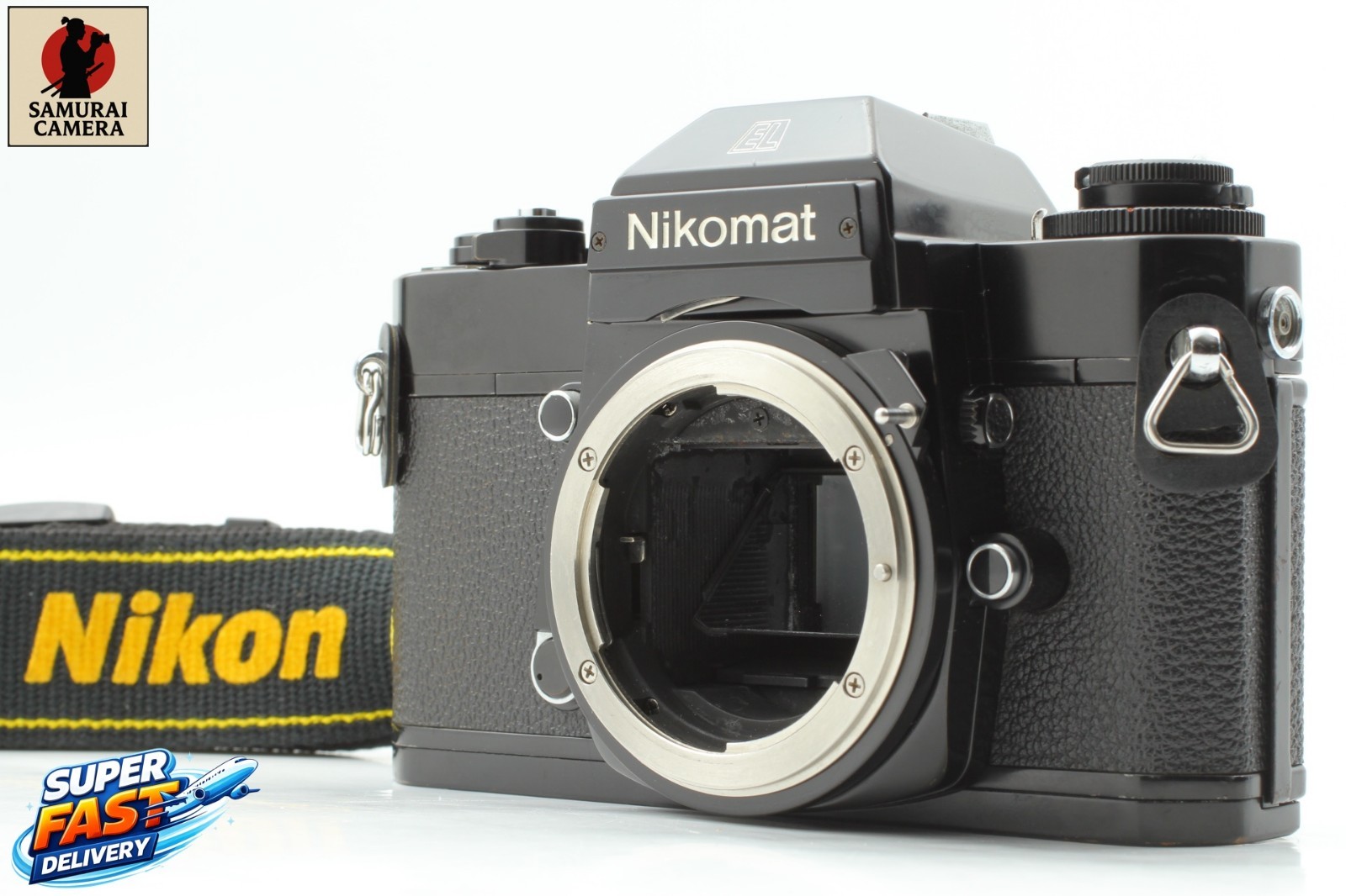 Rare [Exc+5] Nikon Nikomat ELW Black 35mm SLR Film Camera Body From JAPAN