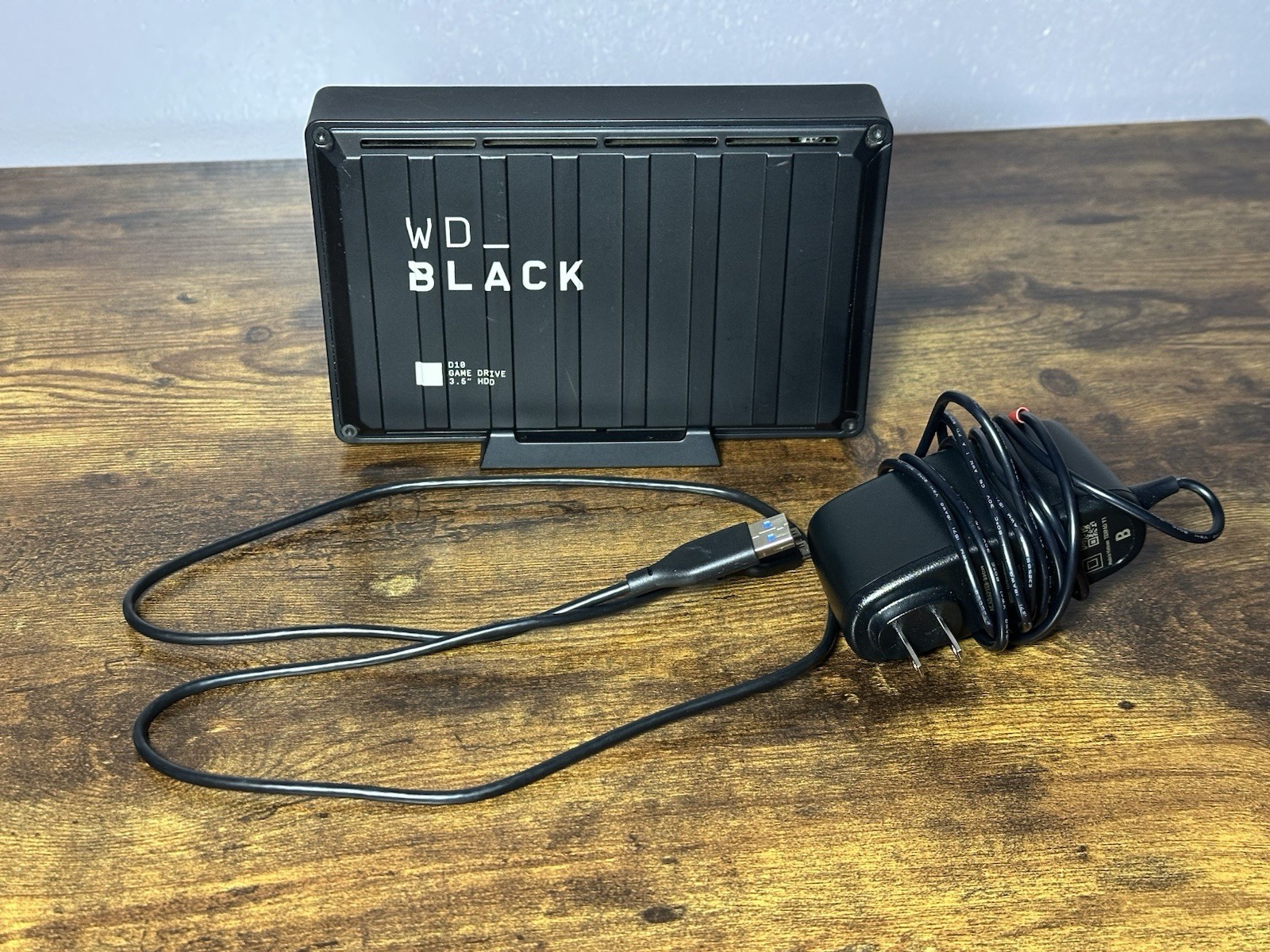 WD_BLACK D10 Game Drive 8TB Desktop External HDD USB 3.0 Charging Hub Black WD_BLACK D10 Game Drive 8TB Desktop External HDD USB 3.0 Charging Hub Black