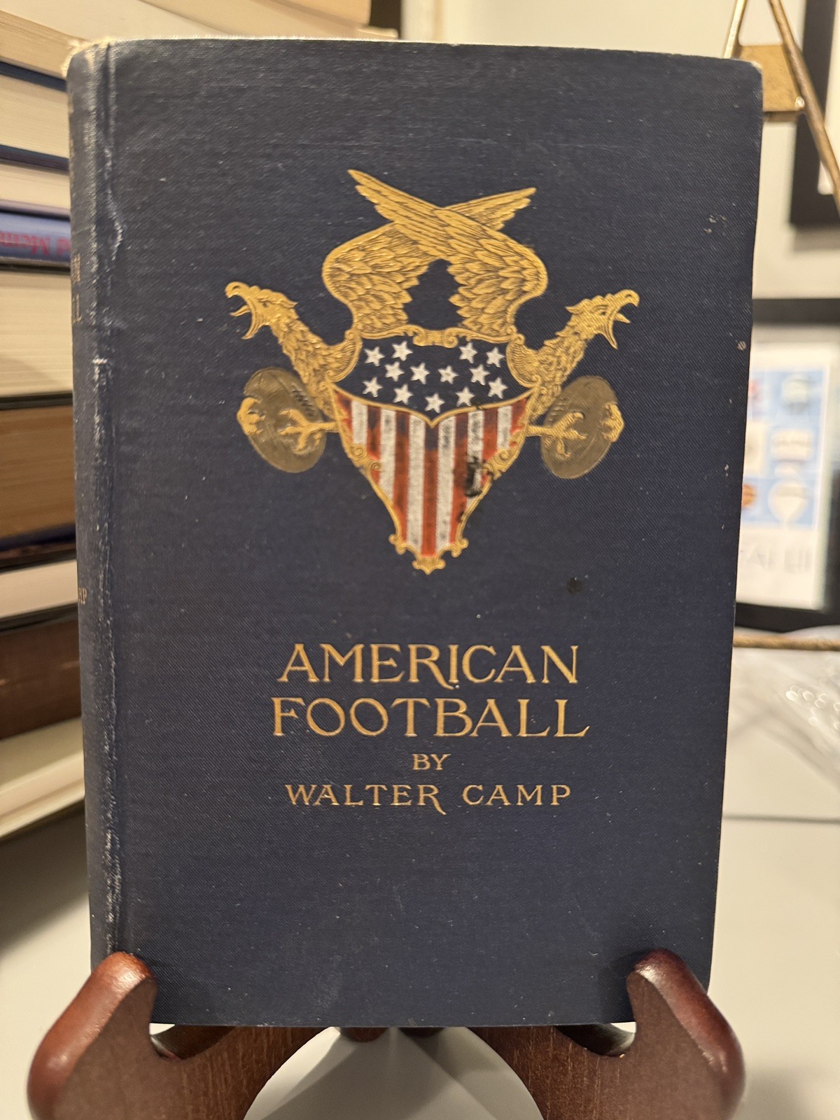 1891 First Edition AMERICAN FOOTBALL By Walter Camp - VERY RARE Read Description