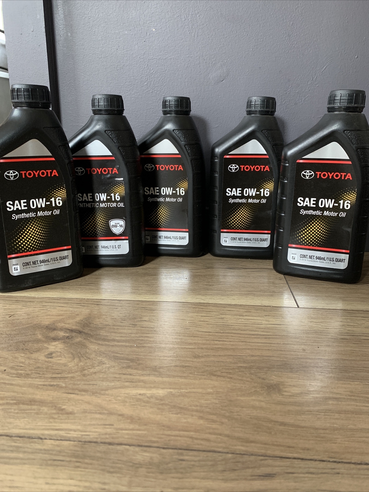 Toyota Lexus Genuine 0W16 Motor Oil 5 Quarts 00279-16QTE Engine Oil OEM Toyota Lexus Genuine 0W16 Motor Oil 5 Quarts 00279-16QTE Engine Oil OEM