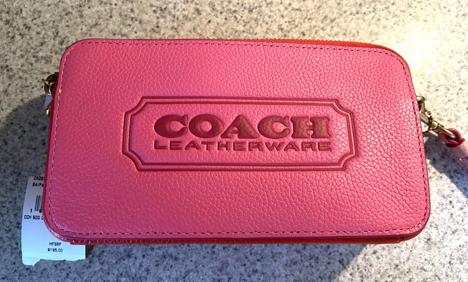 NWT Coach Kira Crossbody Bag, CA263, Petunia/Orange
