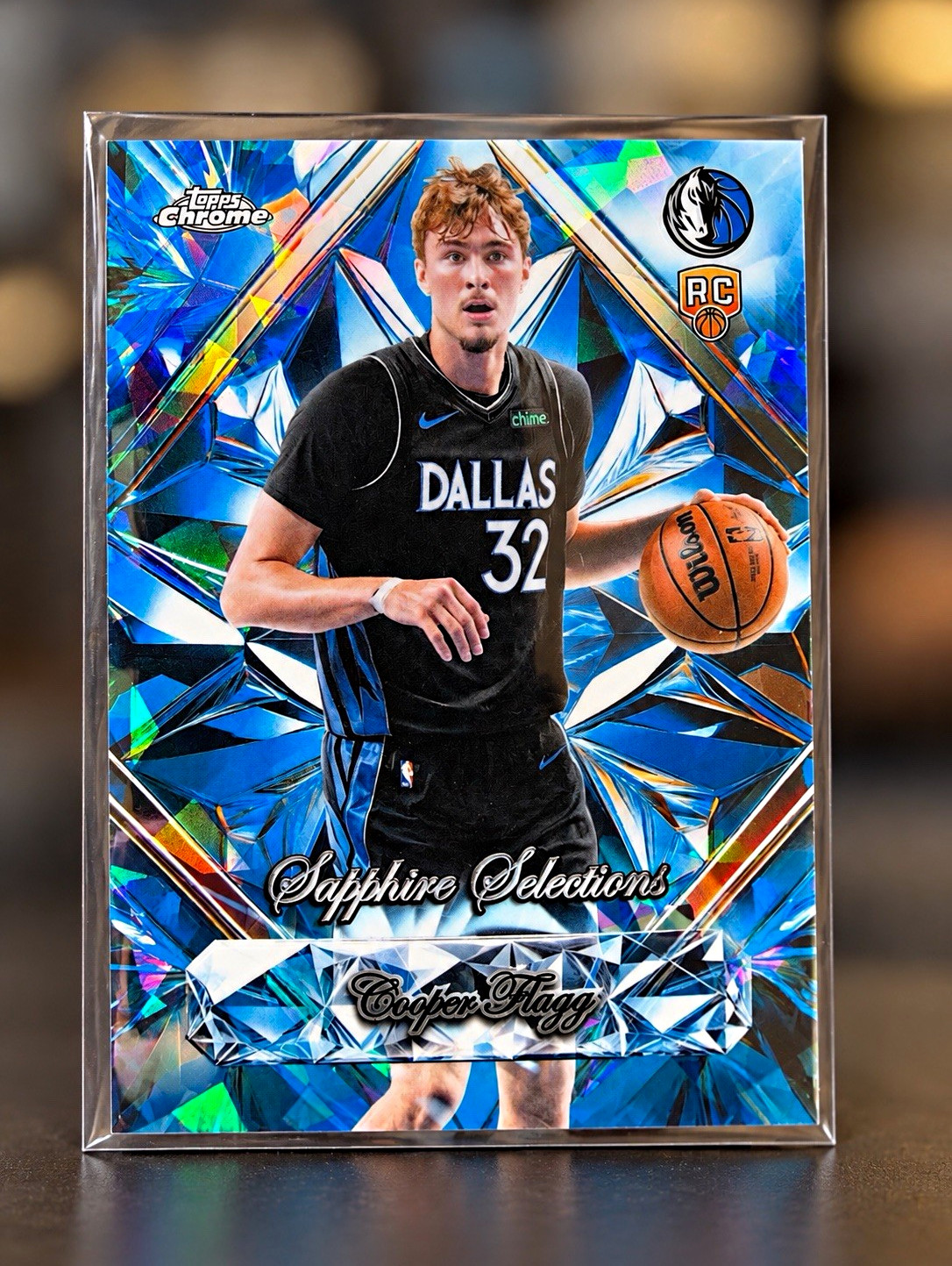 2025-26 Topps Chrome Sapphire Cooper Flagg RC Sapphire Selections SS-1 Rookie 2025-26 Topps Chrome Sapphire Cooper Flagg RC Sapphire Selections SS-1 Rookie