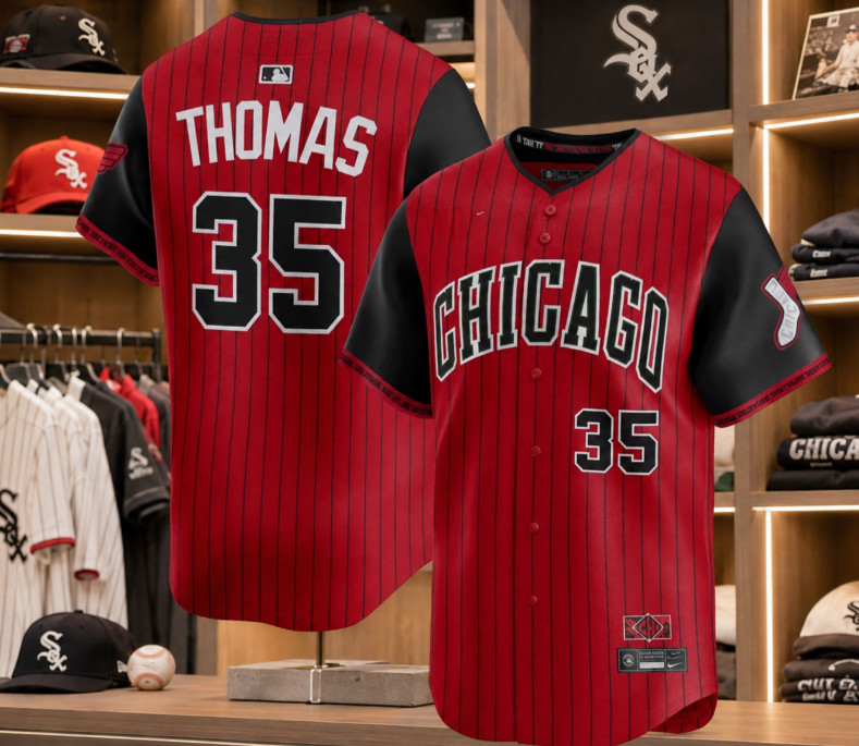 Frank Thomas #35 White Sox City Connect Adult FULL SIZE NEW