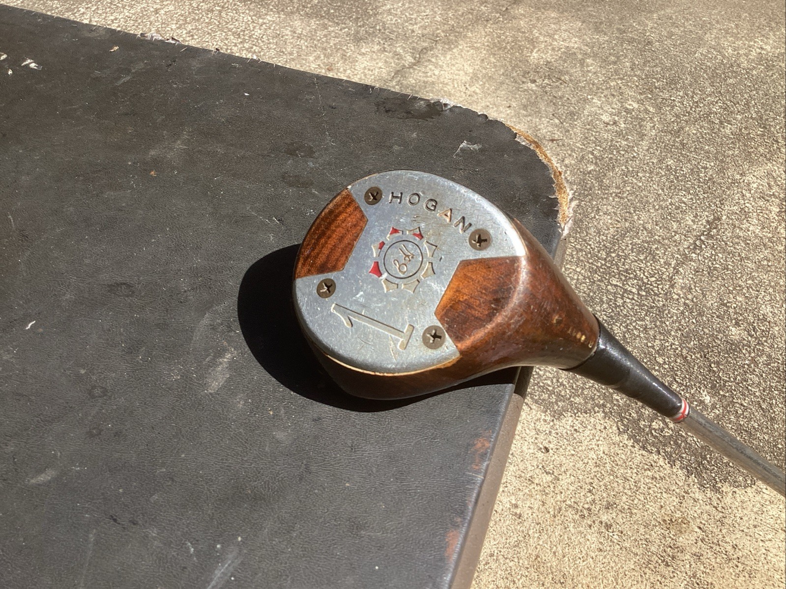 VTG Ben Hogan Persimmon #1 Driver Speed Slot Steel Apex 4 RH 44.5”
