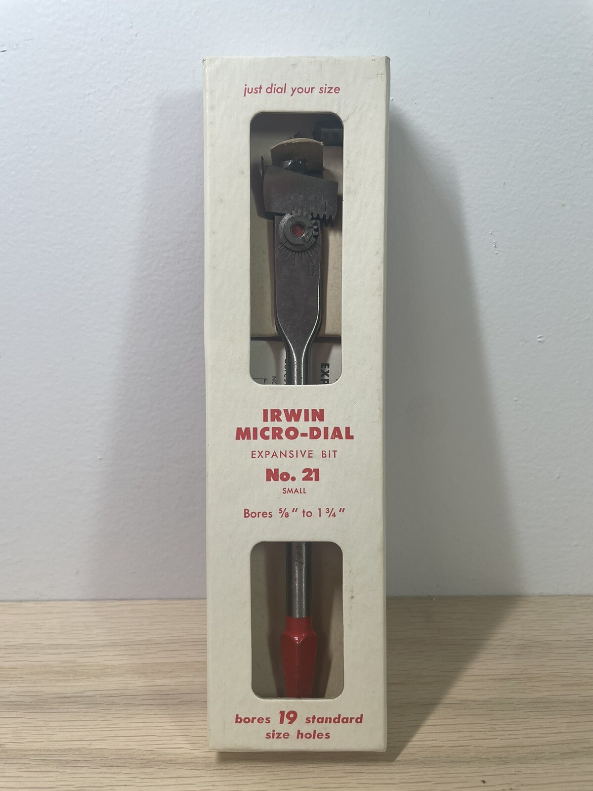 VINTAGE IRWIN MICRO-DIAL EXPANSIVE BIT No.21 WITH BOX & INFO SHEET MADE IN USA VINTAGE IRWIN MICRO-DIAL EXPANSIVE BIT No.21 WITH BOX & INFO SHEET MADE IN USA