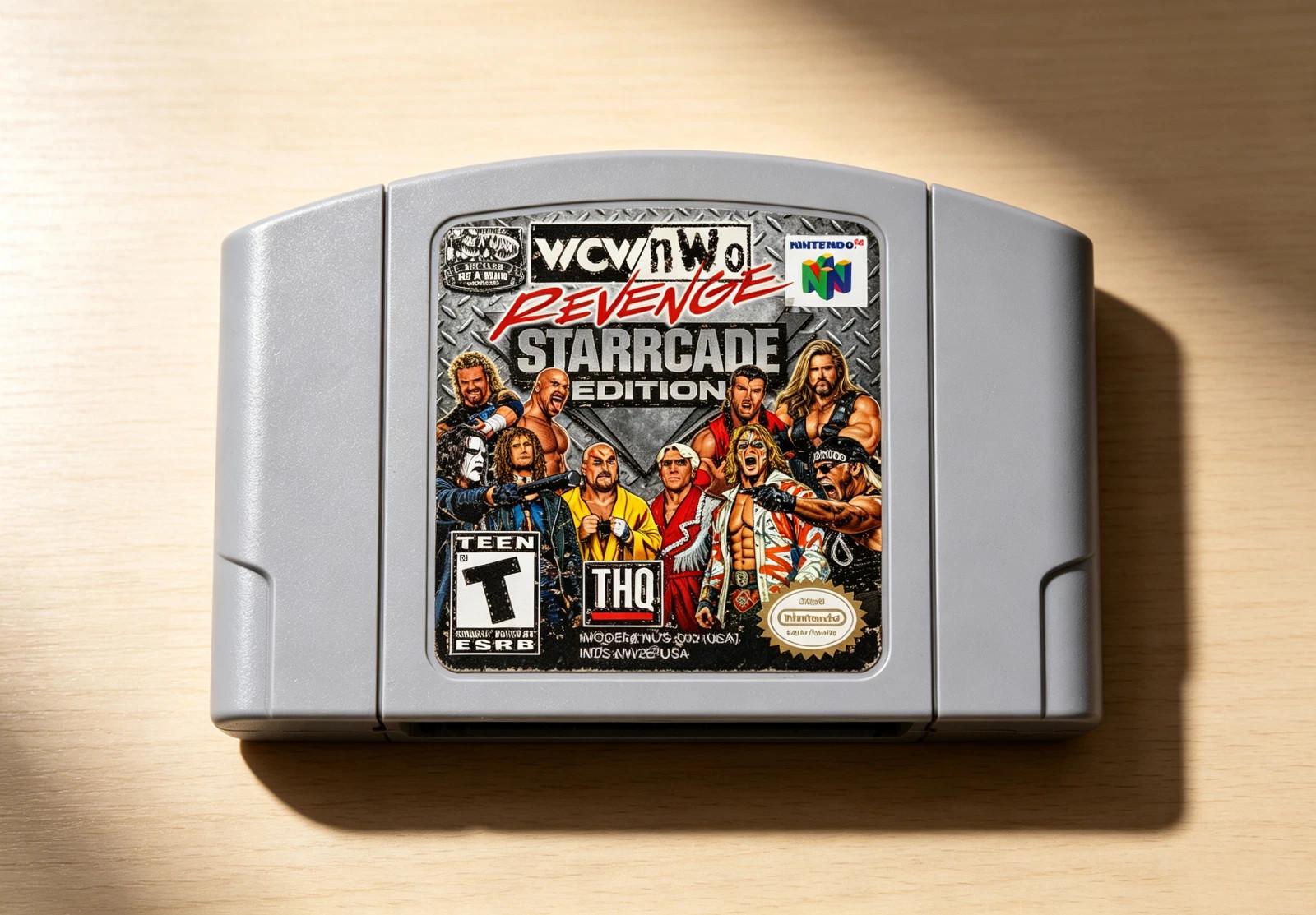 WCW-nWo Revenge -Starrcade Edition  2. 0 Game Cartridge For Nintendo 64 Console