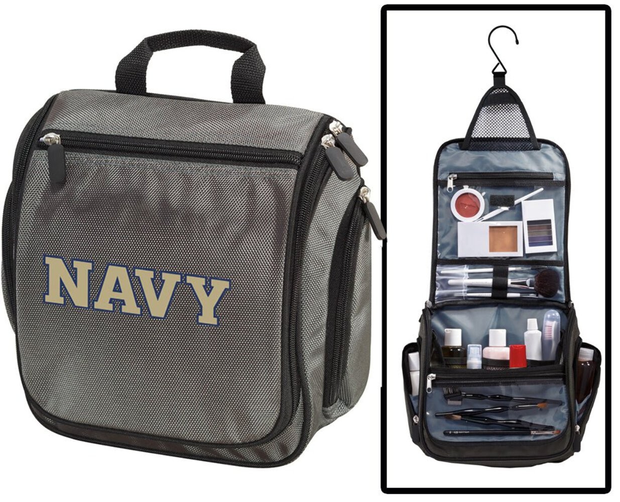 Naval Academy Toiletry Bag – Official USNA Travel Organizer for Midshipmen, Alum