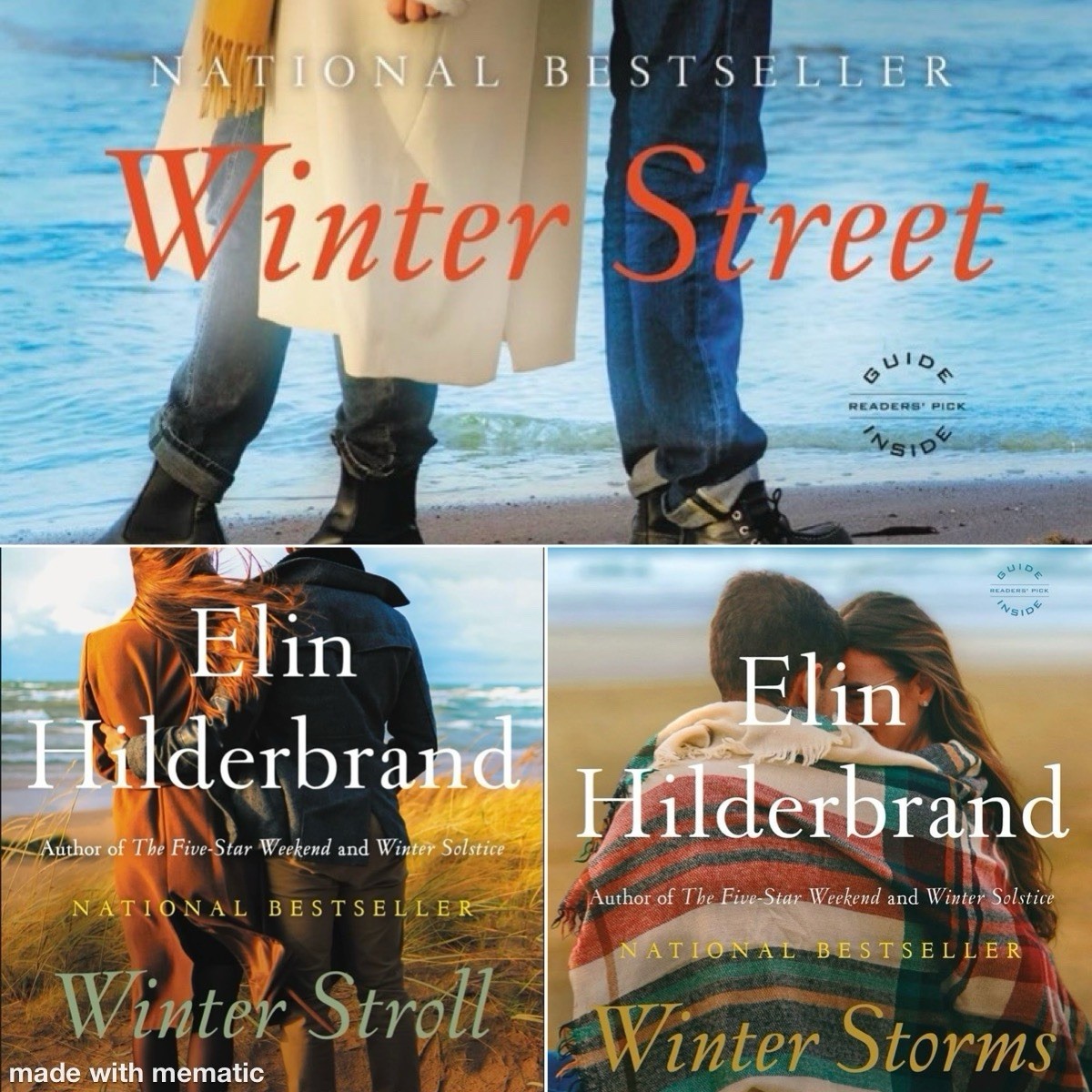 New Elin Hilderbrand Winter Street Stroll & Storms 3 Book Series Set New Elin Hilderbrand Winter Street Stroll & Storms 3 Book Series Set