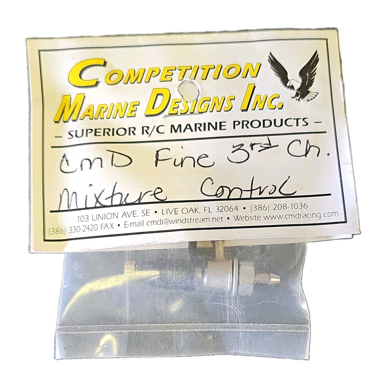 Competition Marine Designs - CMD Fine 3rd Ch. Mixture Control Competition Marine Designs - CMD Fine 3rd Ch. Mixture Control