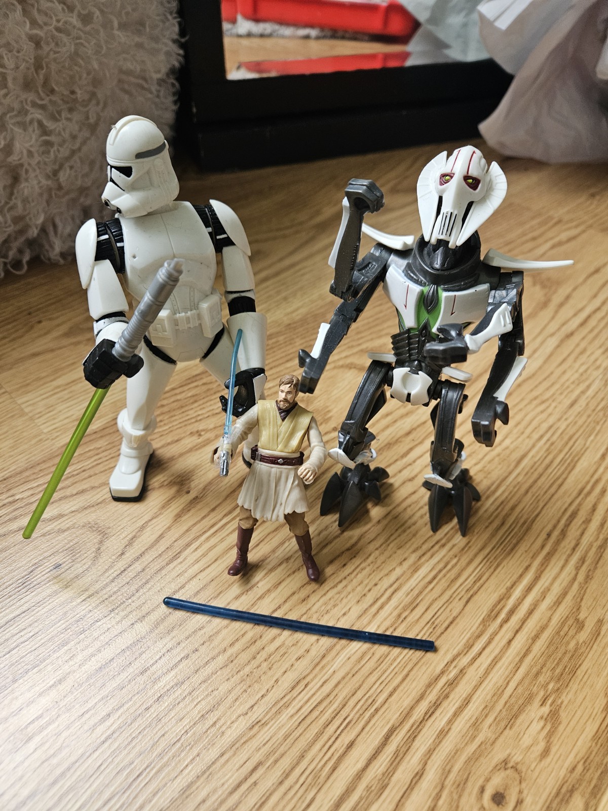 3 Stat Wars Figures 2004 -2005  Action Figured Figure  Collectible