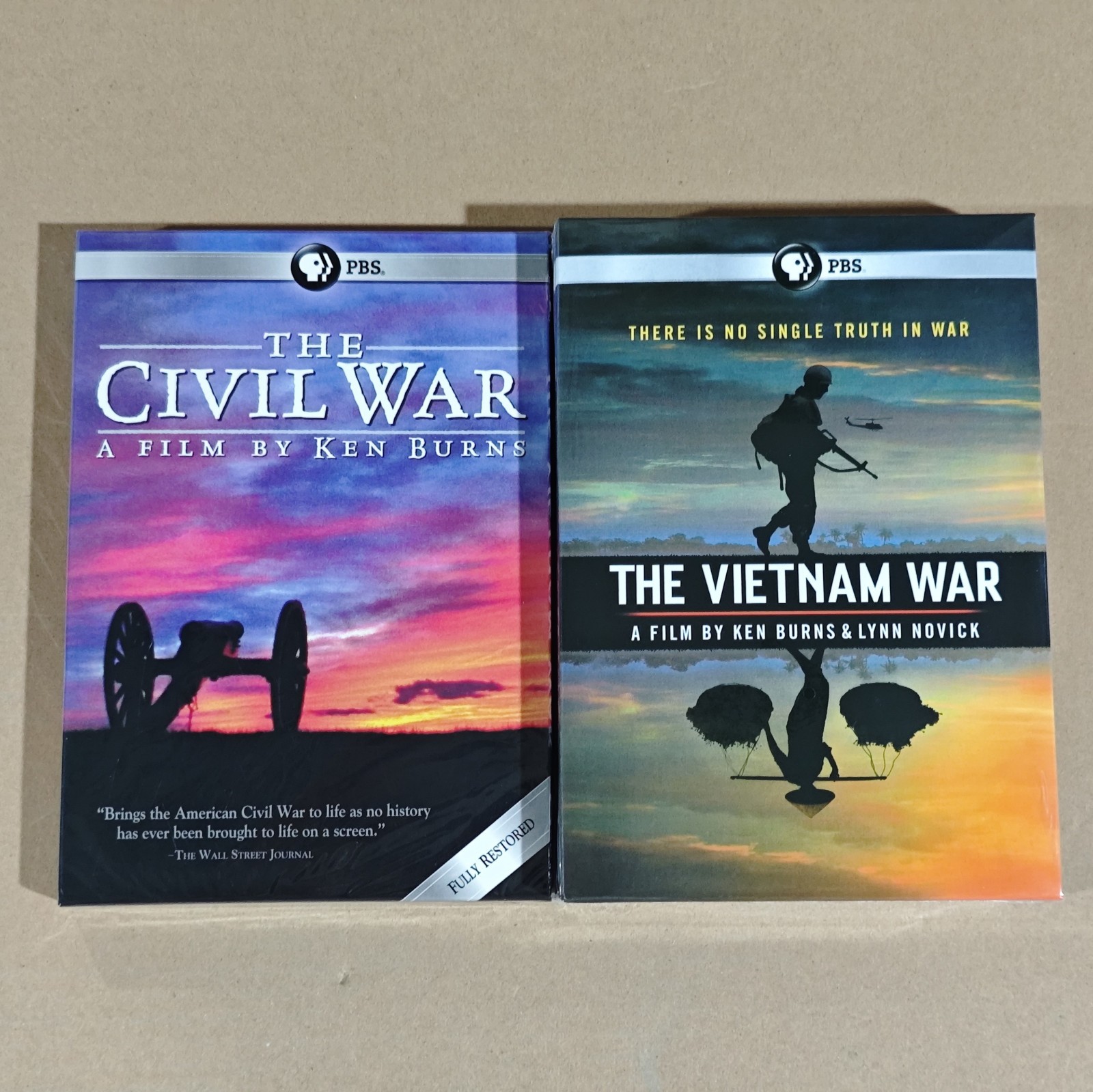 Ken Burns Documentary Collection The Civil War The Vietnam War DVD Set Region 1