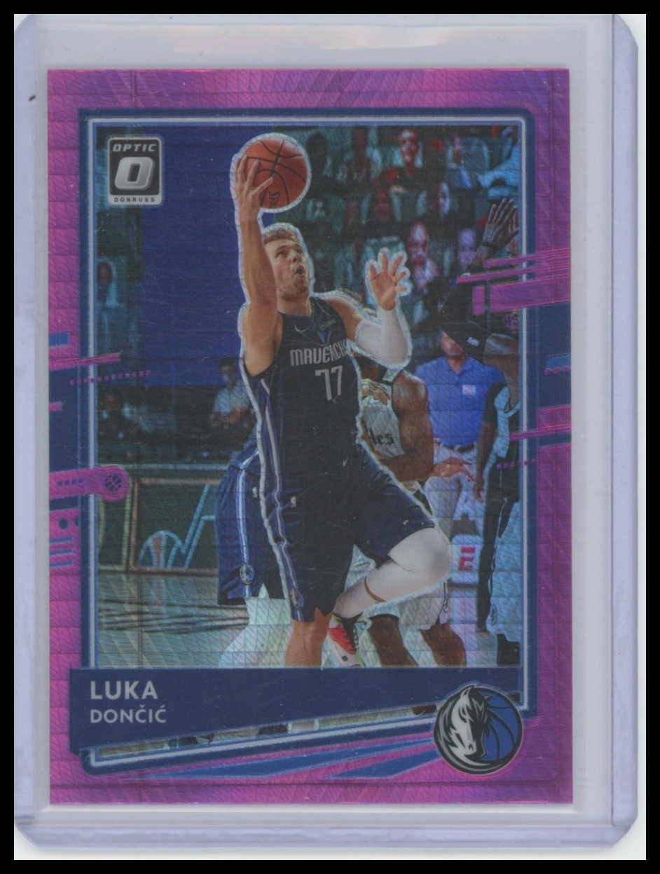 2020-21 Donruss Optic #86 Luka Doncic Hyper Pink