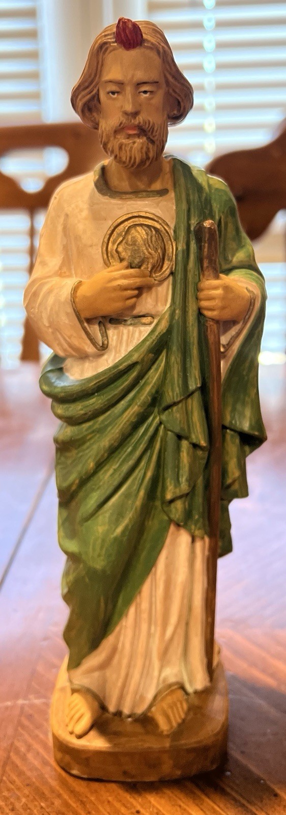VTG St Jude Patron Saint Of Hopeless Causes Statue Italy Religious Catholic