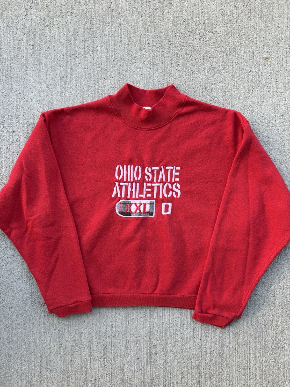 Vintage Ohio State Buckeyes 90’s Cropped Sweatshirt Boxy Fit Size Large