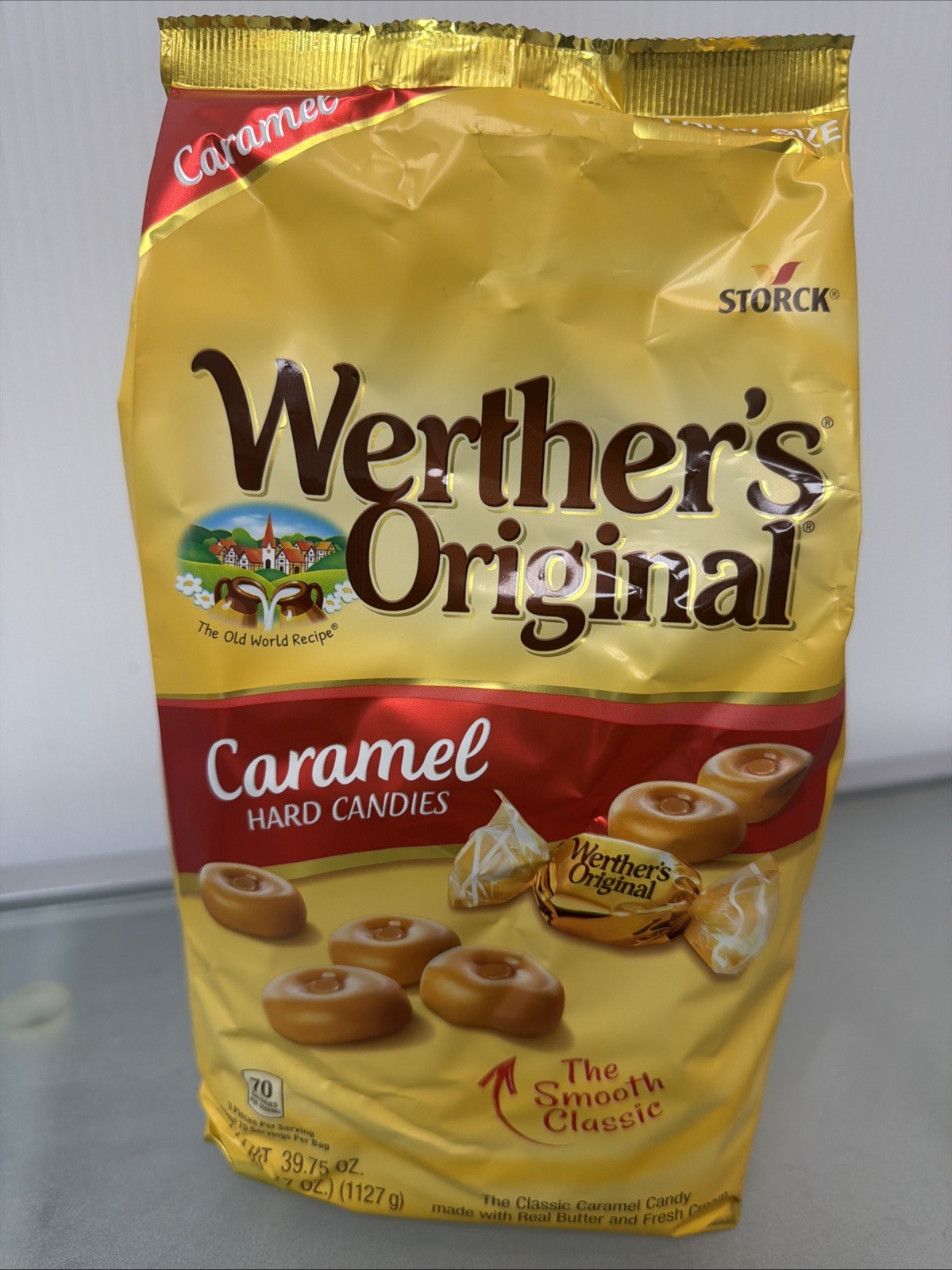 Original Caramel Hard Candy, 2.4LB Bulk Pack of Carmels Candy, Ideal for Sharing Original Caramel Hard Candy, 2.4LB Bulk Pack of Carmels Candy, Ideal for Sharing