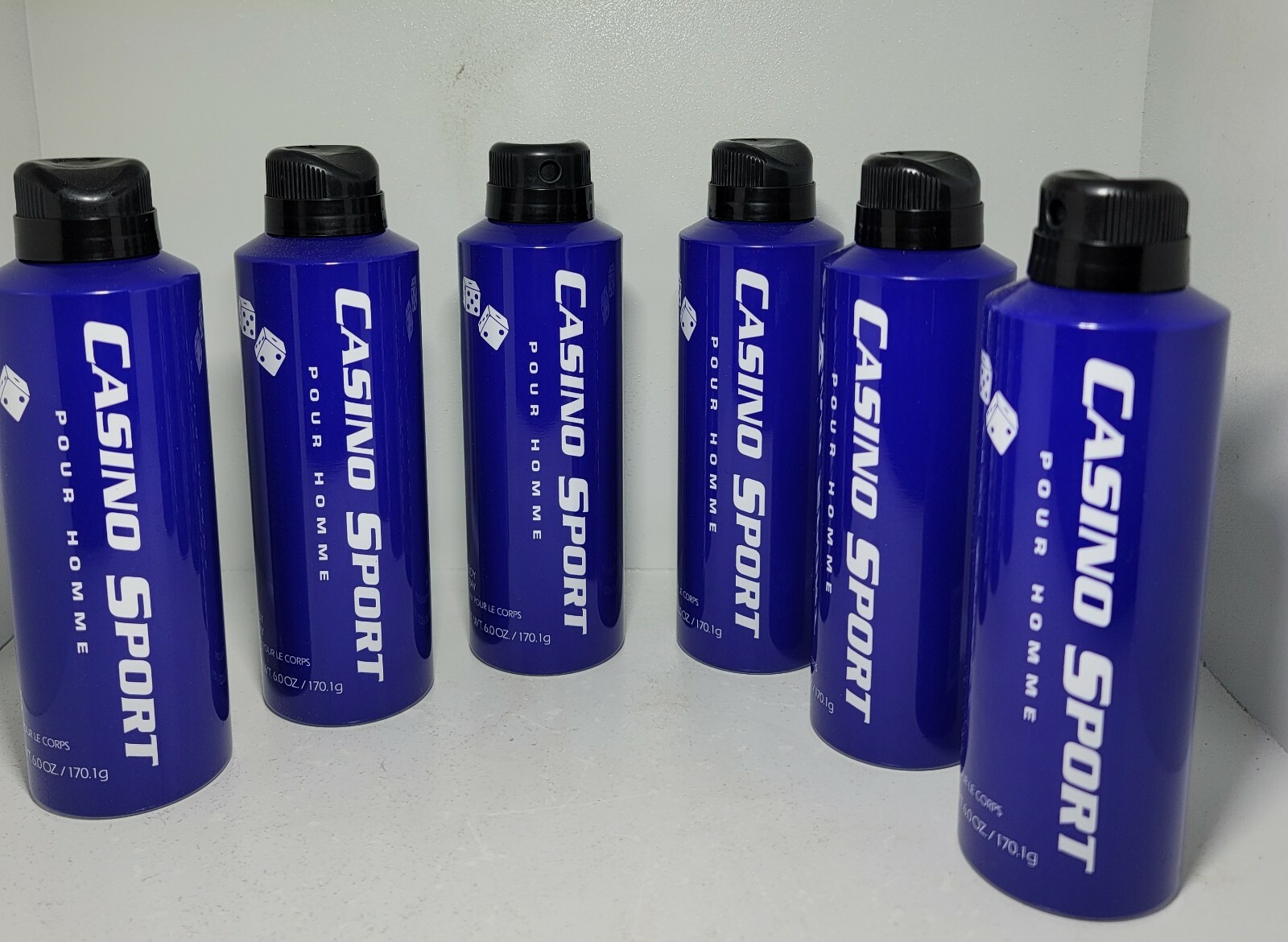   Casino Sport Blue Bodyspray  36 pk 18 RED 18 BLUE